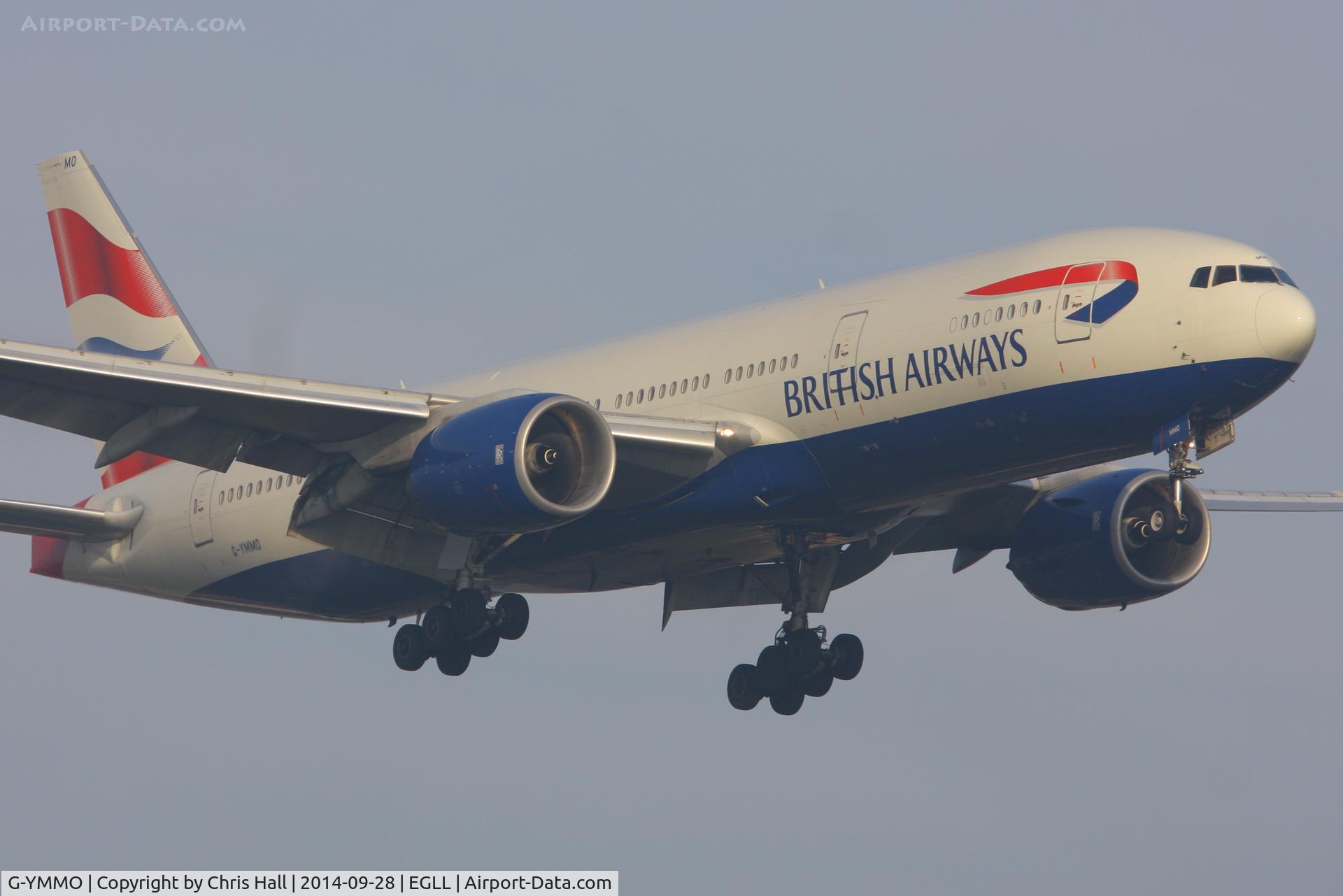 G-YMMO, 2001 Boeing 777-236 C/N 30317, British Airways