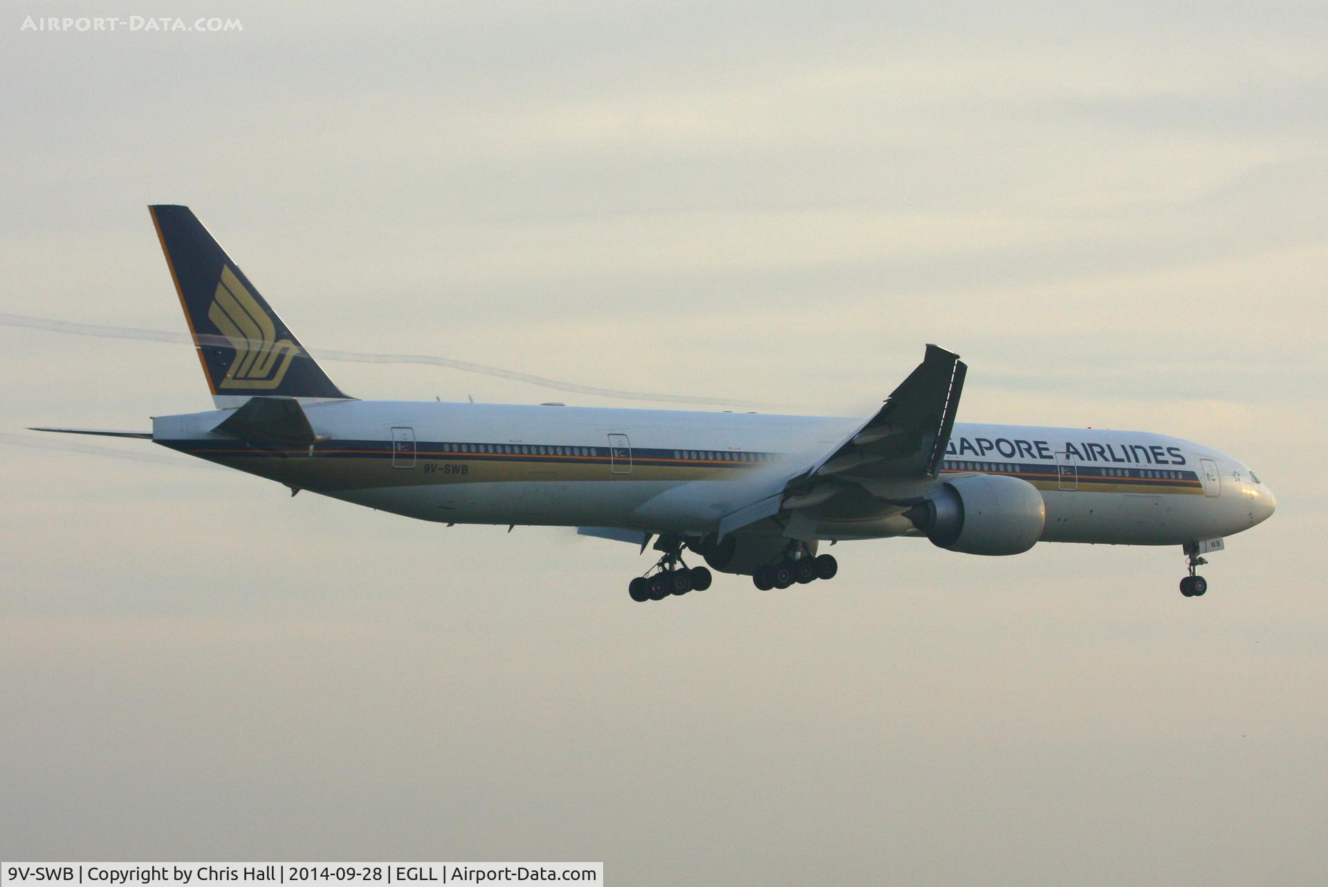 9V-SWB, 2006 Boeing 777-312/ER C/N 33377, Singapore Airlines