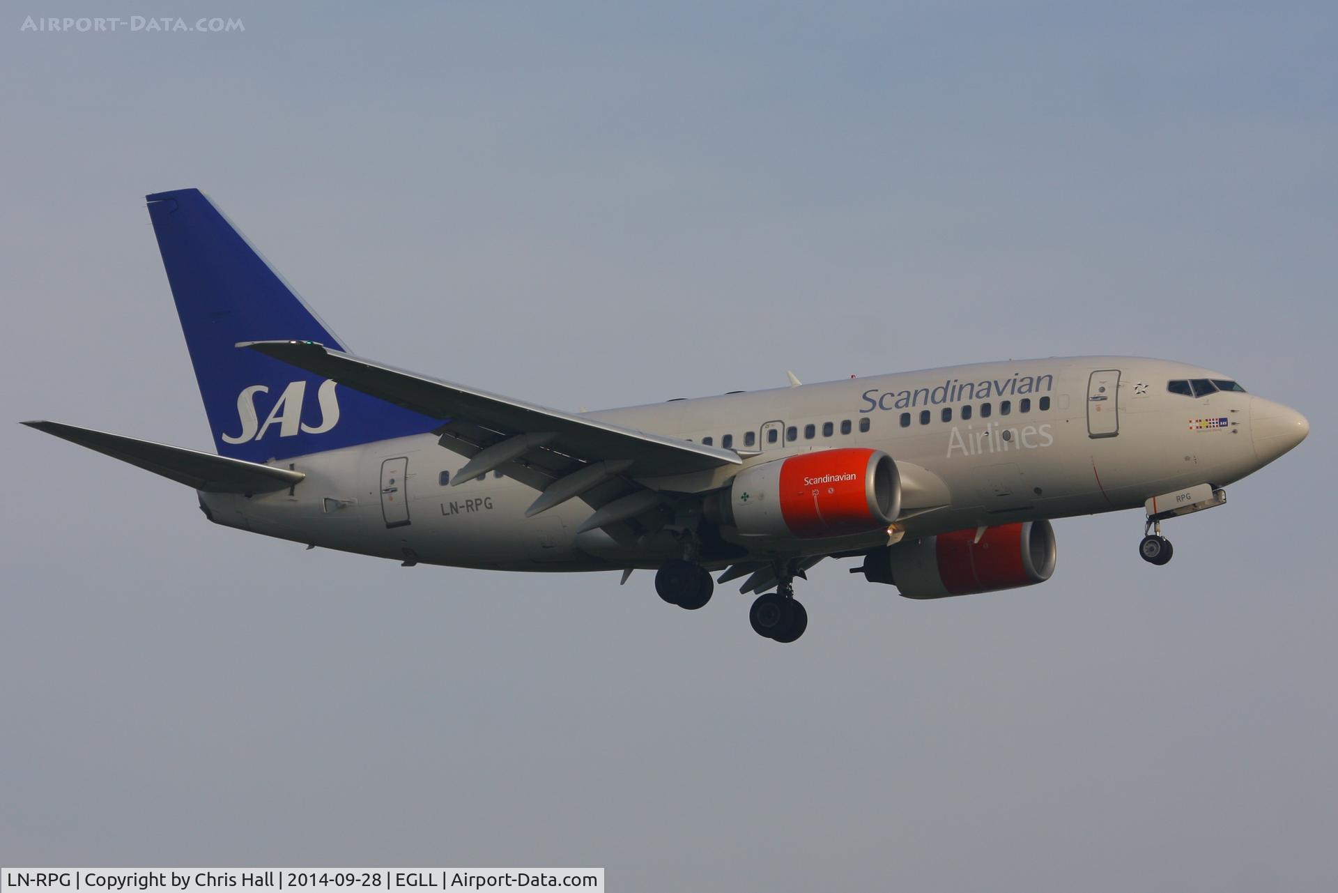 LN-RPG, 1999 Boeing 737-683 C/N 28310, SAS Scandinavian Airlines