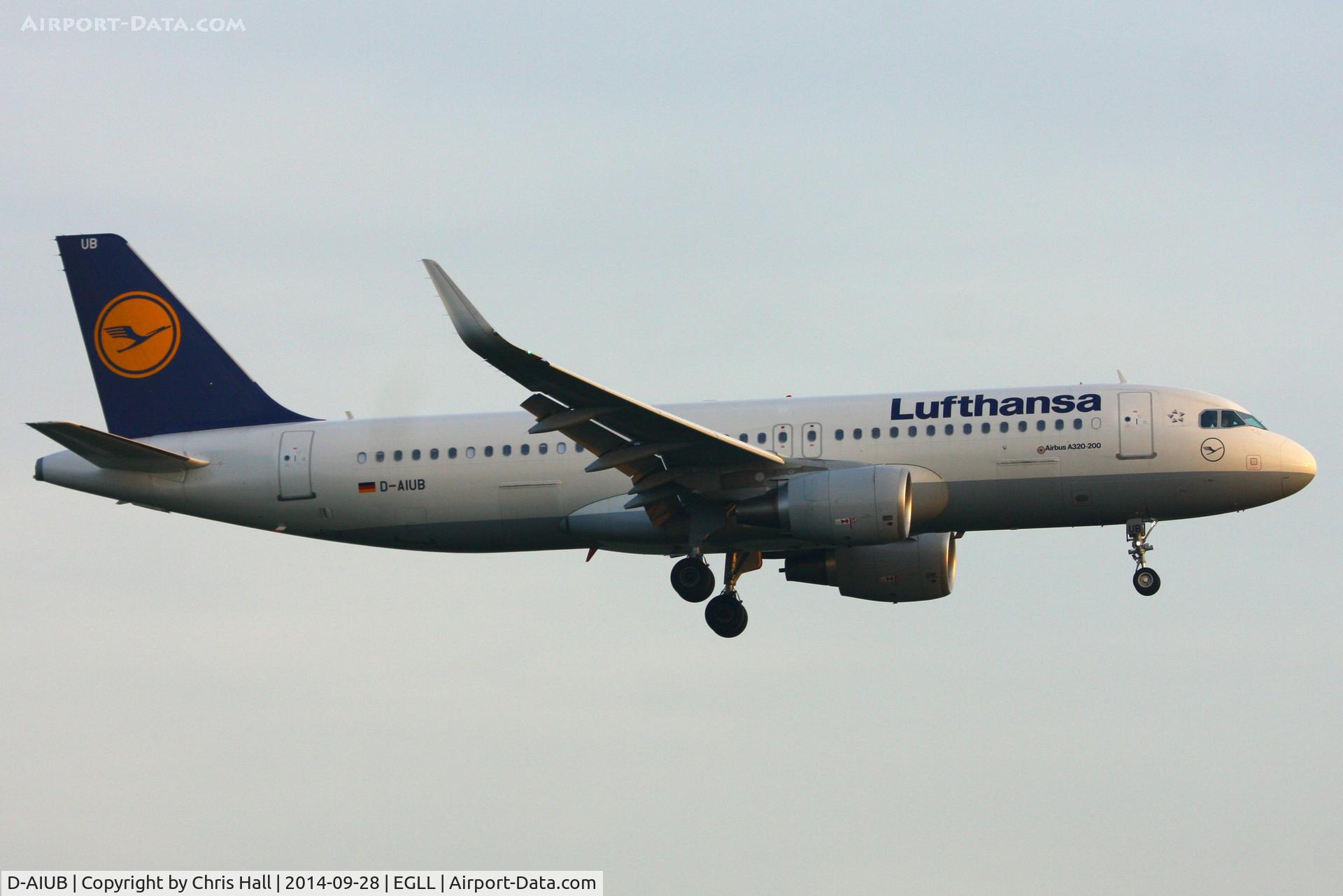 D-AIUB, 2014 Airbus A320-214 C/N 5972, Lufthansa