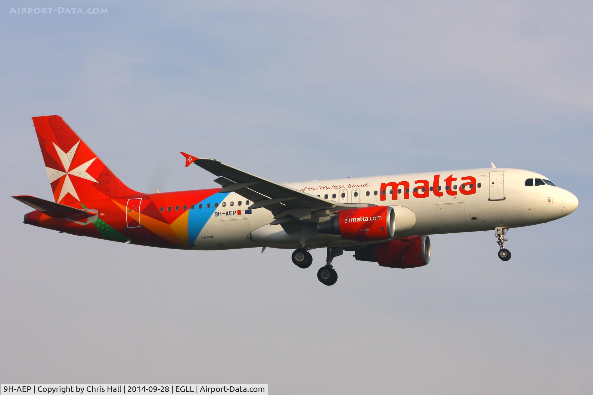 9H-AEP, 2007 Airbus A320-214 C/N 3056, Air Malta