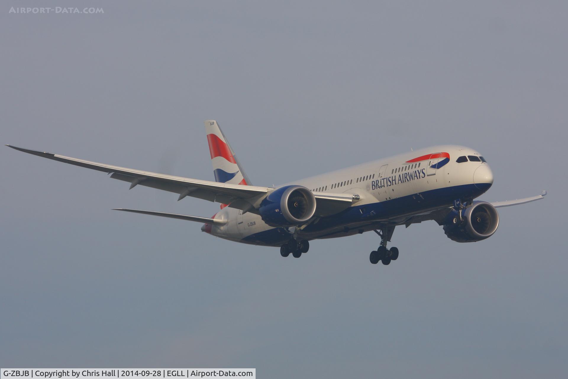 G-ZBJB, 2013 Boeing 787-8 Dreamliner C/N 38610, British Airways
