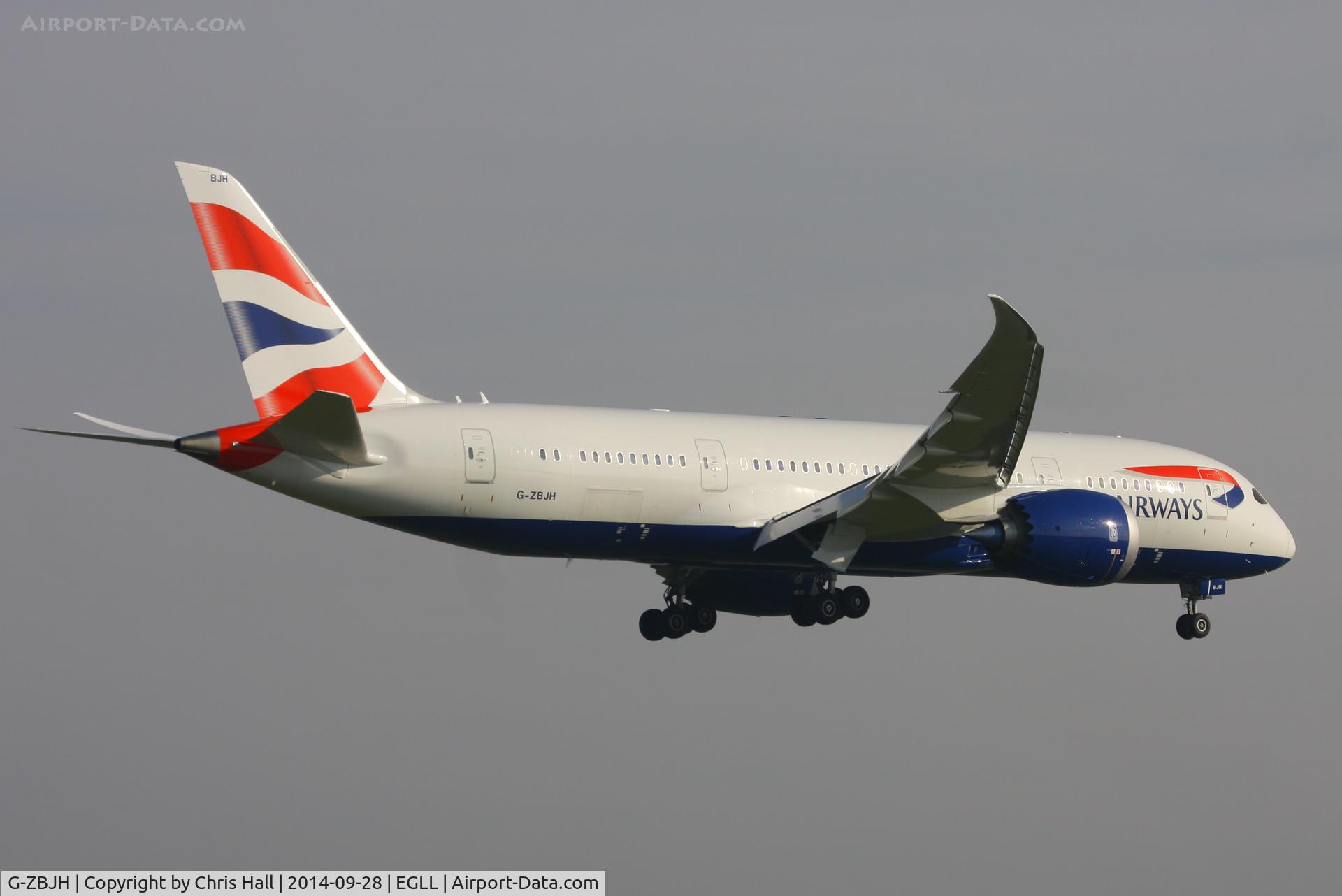 G-ZBJH, 2014 Boeing 787-8 Dreamliner C/N 38615, British Airways