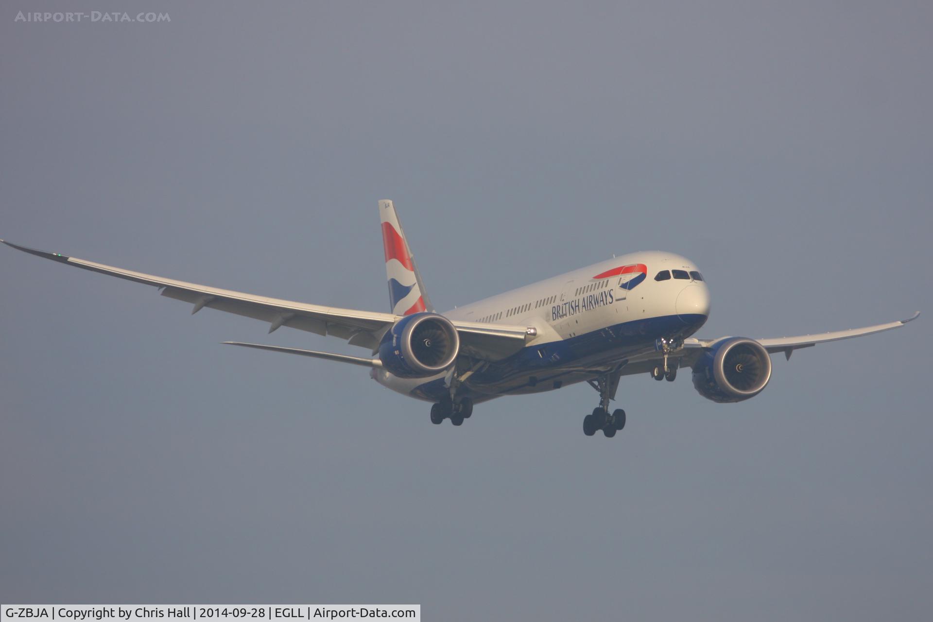 G-ZBJA, 2013 Boeing 787-8 Dreamliner C/N 38609, British Airways