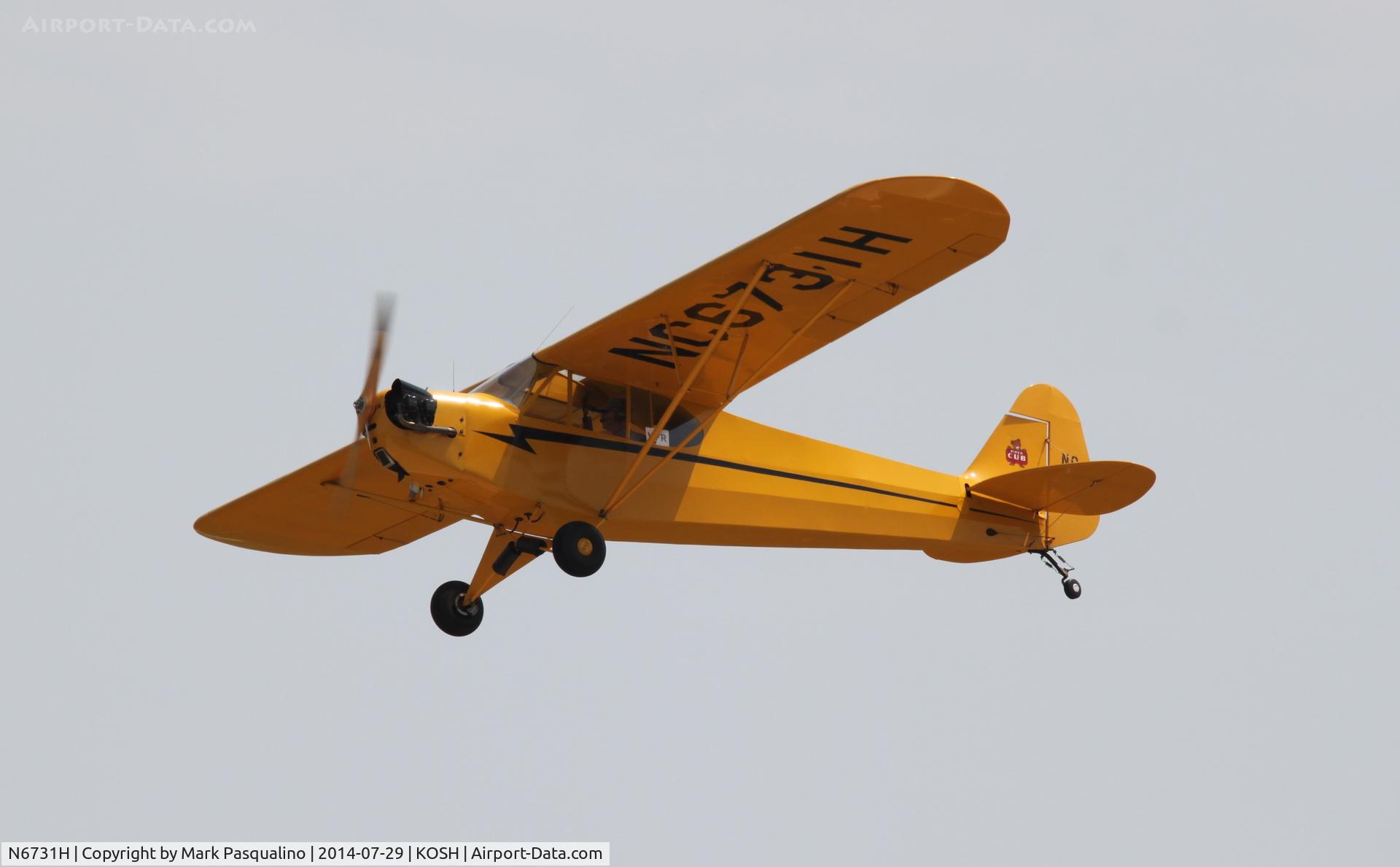 N6731H, 1946 Piper J3C-65 Cub C/N 19942, Piper J3C-65