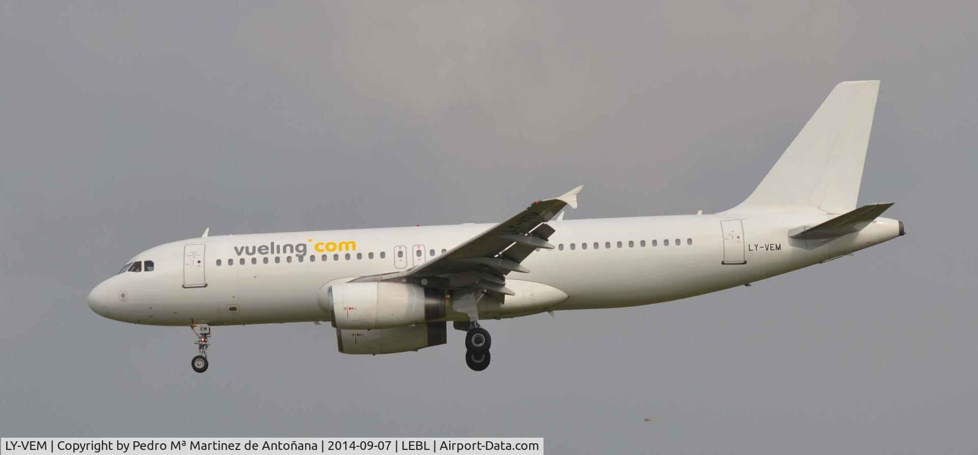 LY-VEM, 1997 Airbus A320-233 C/N 747, El Prat - Barcelona