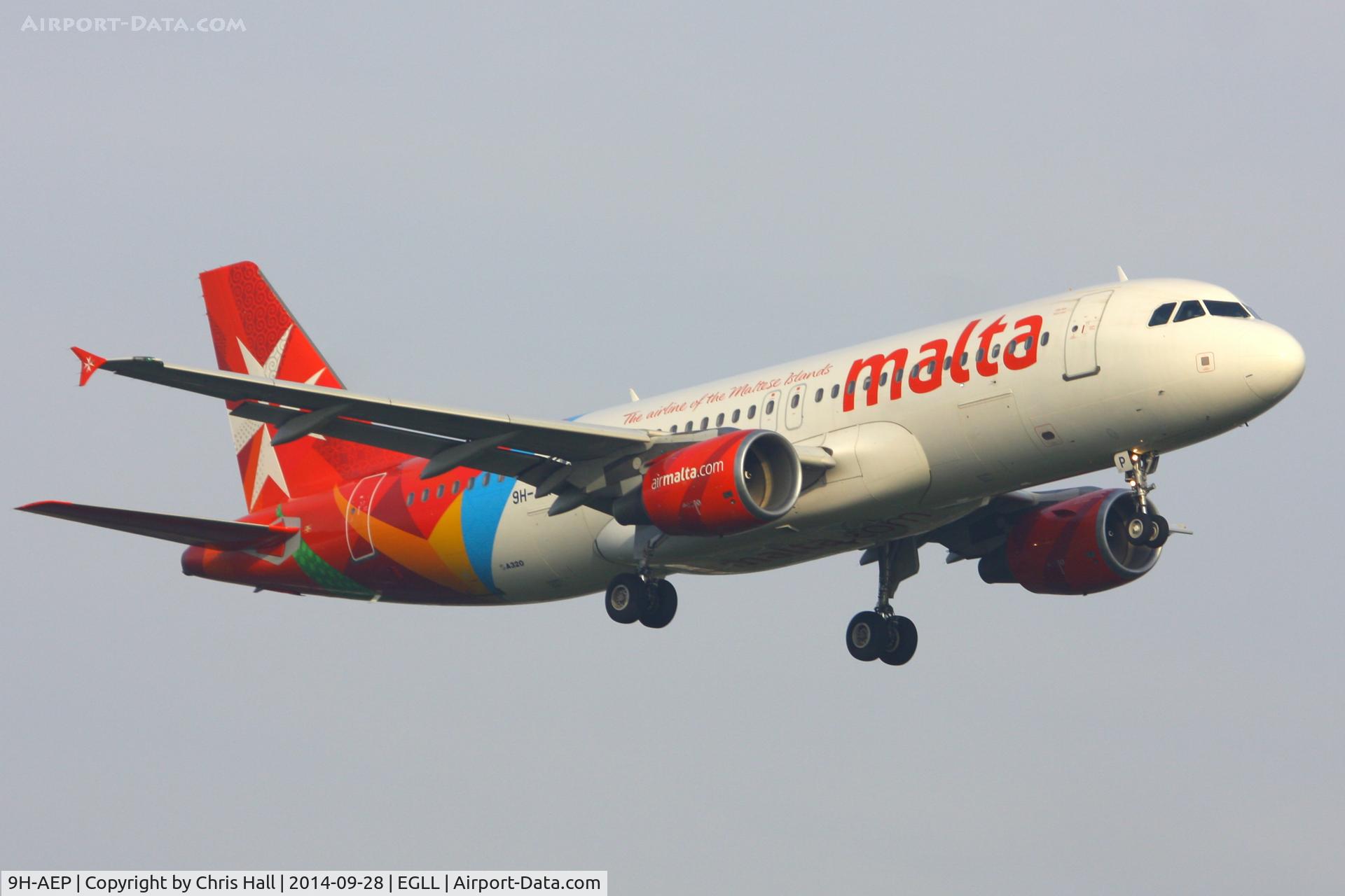 9H-AEP, 2007 Airbus A320-214 C/N 3056, Air Malta