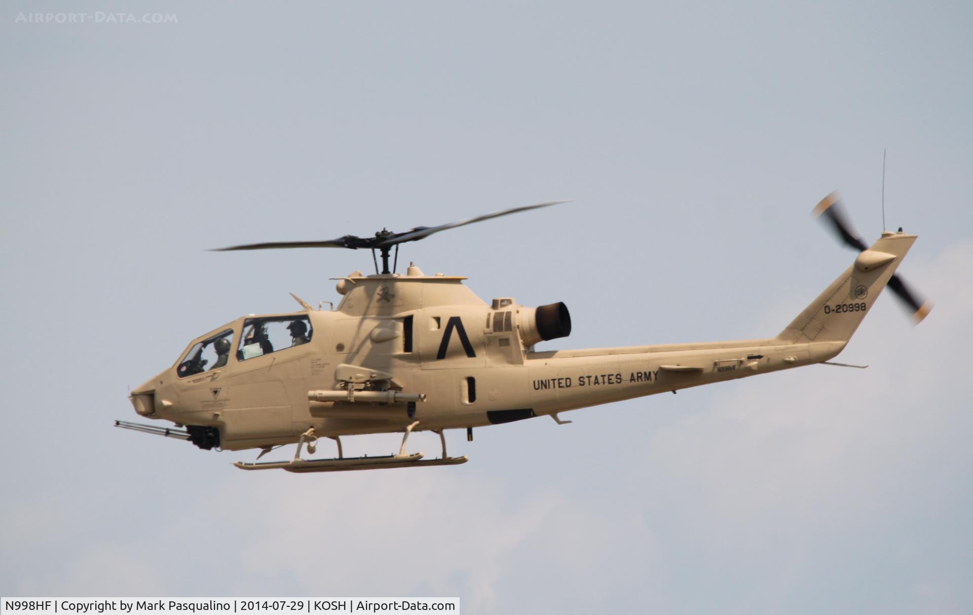 N998HF, 1971 Bell AH-1F Cobra C/N 71-20998, Bell AH-1F