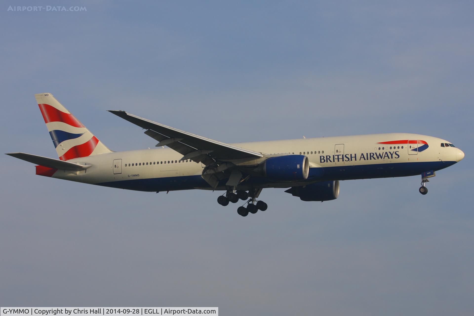 G-YMMO, 2001 Boeing 777-236 C/N 30317, British Airways