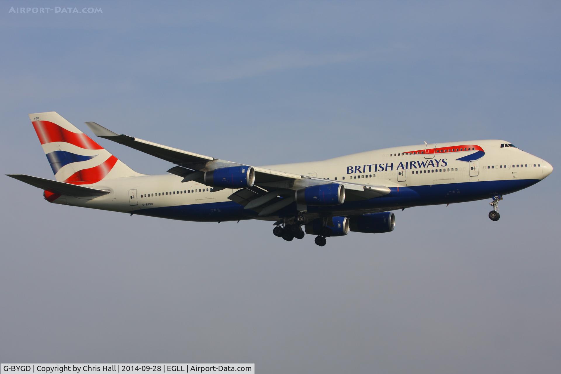 G-BYGD, 1999 Boeing 747-436 C/N 28857, British Airways