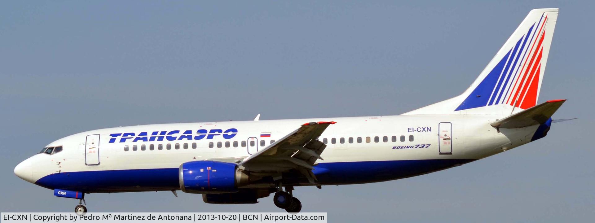 EI-CXN, 1987 Boeing 737-329 C/N 23772, El Prat - Barcelona