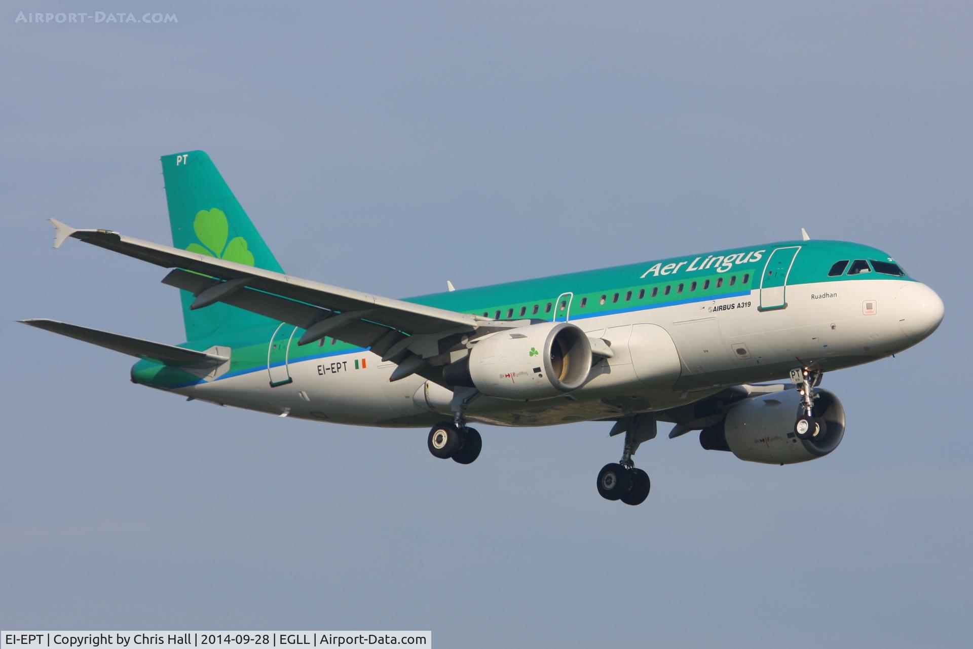 EI-EPT, 2007 Airbus A319-111 C/N 3054, Aer Lingus