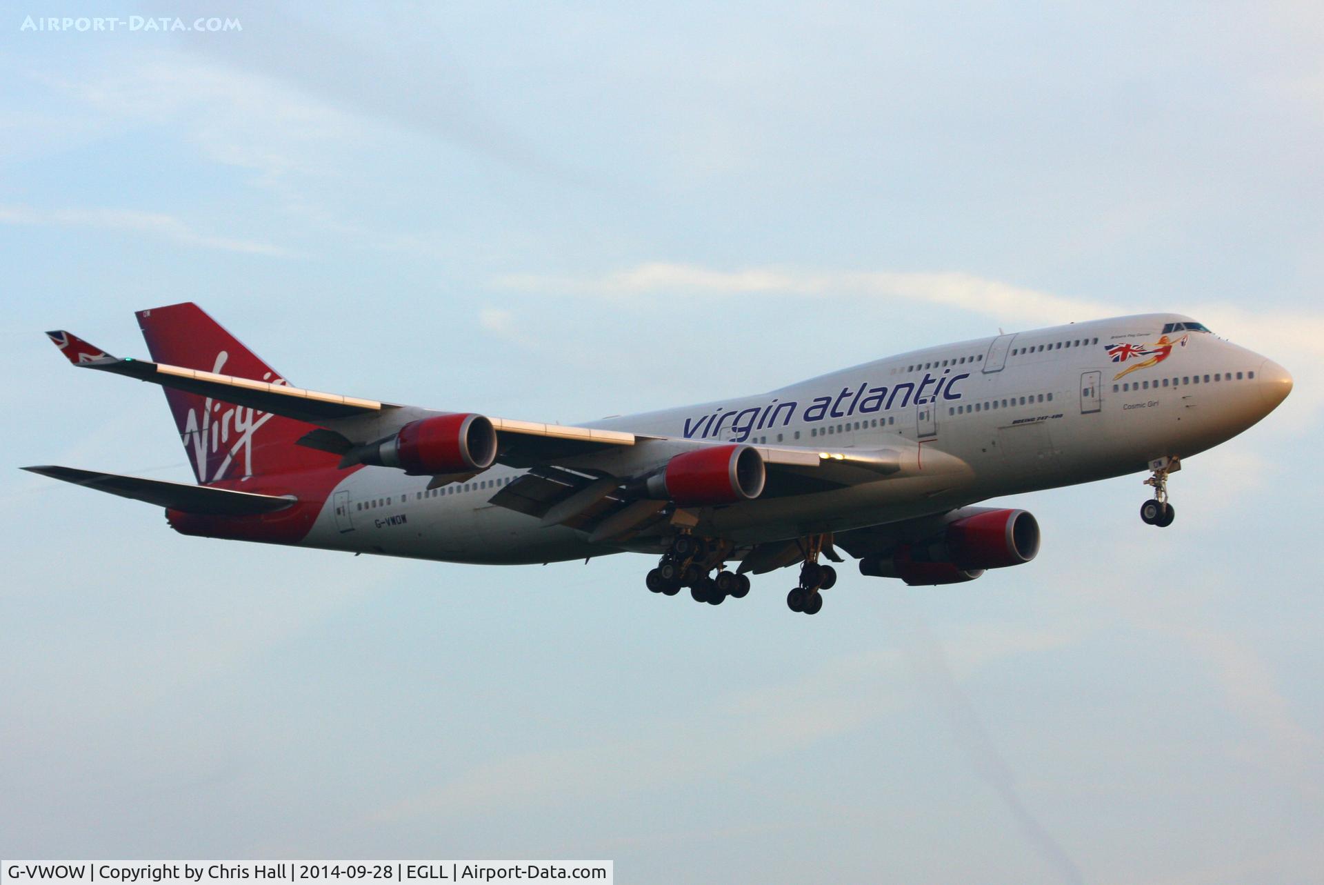 G-VWOW, 2001 Boeing 747-41R C/N 32745, Virgin Atlantic