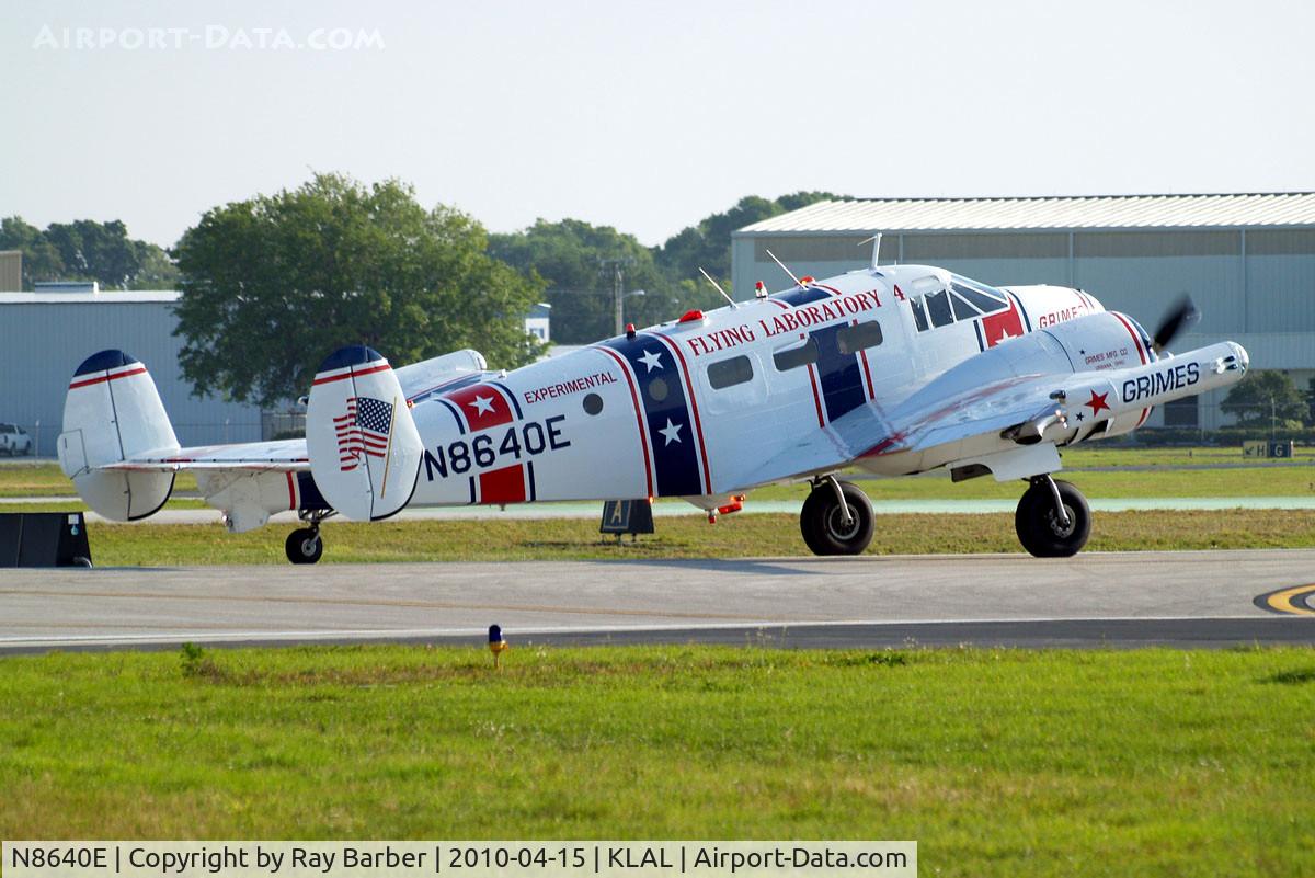 N8640E, Beech C-45H Expeditor C/N AF-510, Beech C-45H Expeditor [AF-510] (Grimes Flying Laboratory) Lakeland-Linder~N 15/04/2010