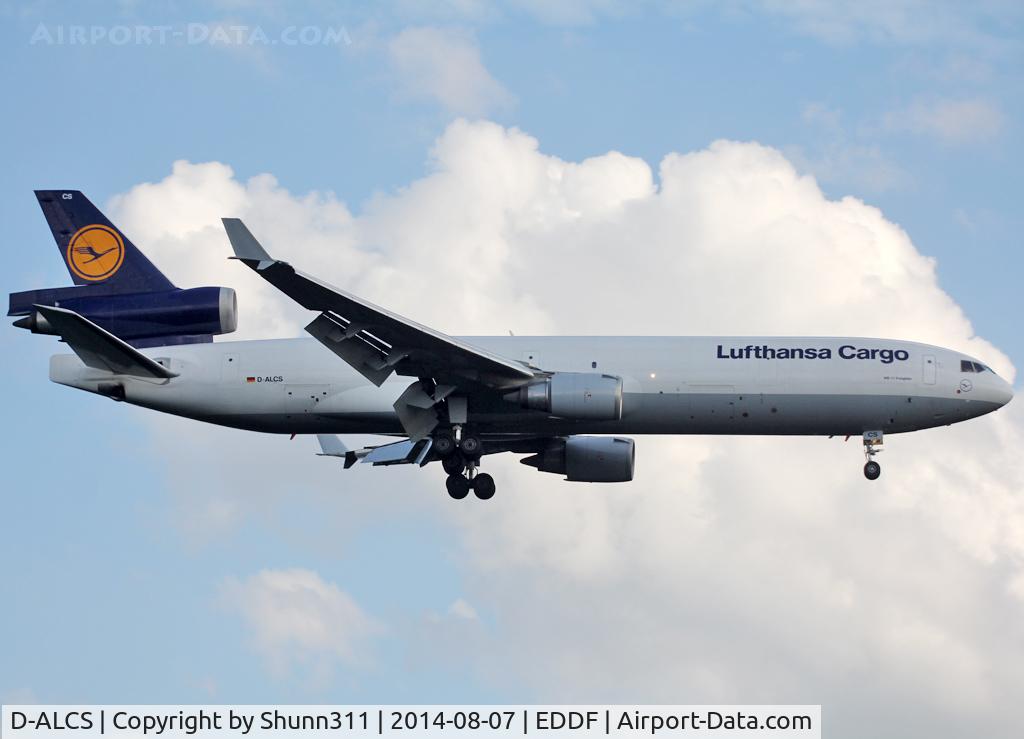 D-ALCS, 1994 McDonnell Douglas MD-11F C/N 48630, Landing rwy 25L