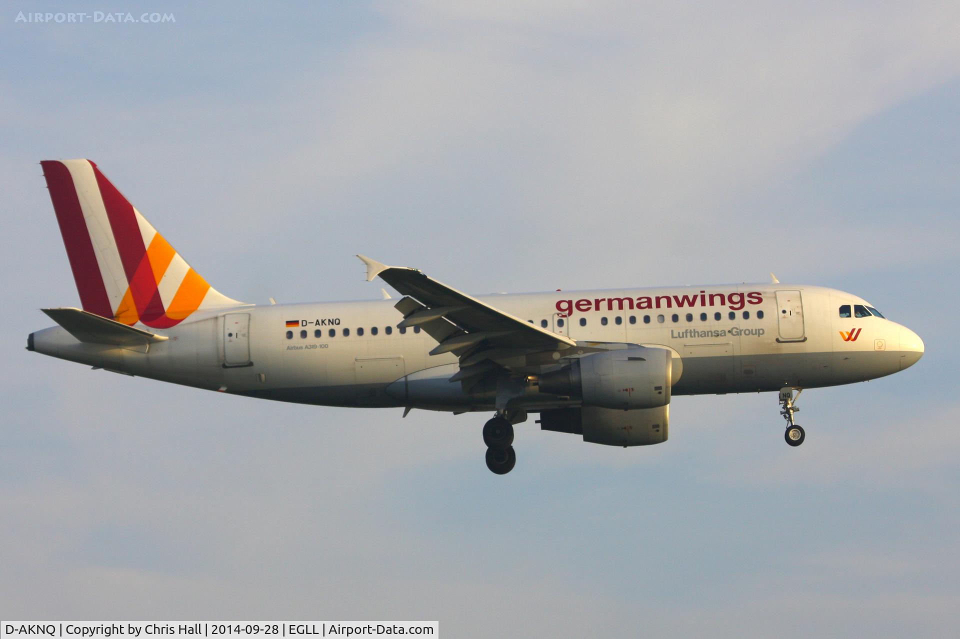 D-AKNQ, 2000 Airbus A319-112 C/N 1170, Germanwings