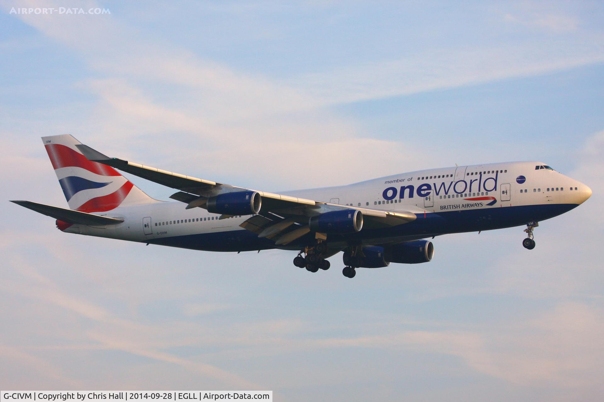 G-CIVM, 1997 Boeing 747-436 C/N 28700, British Airways
