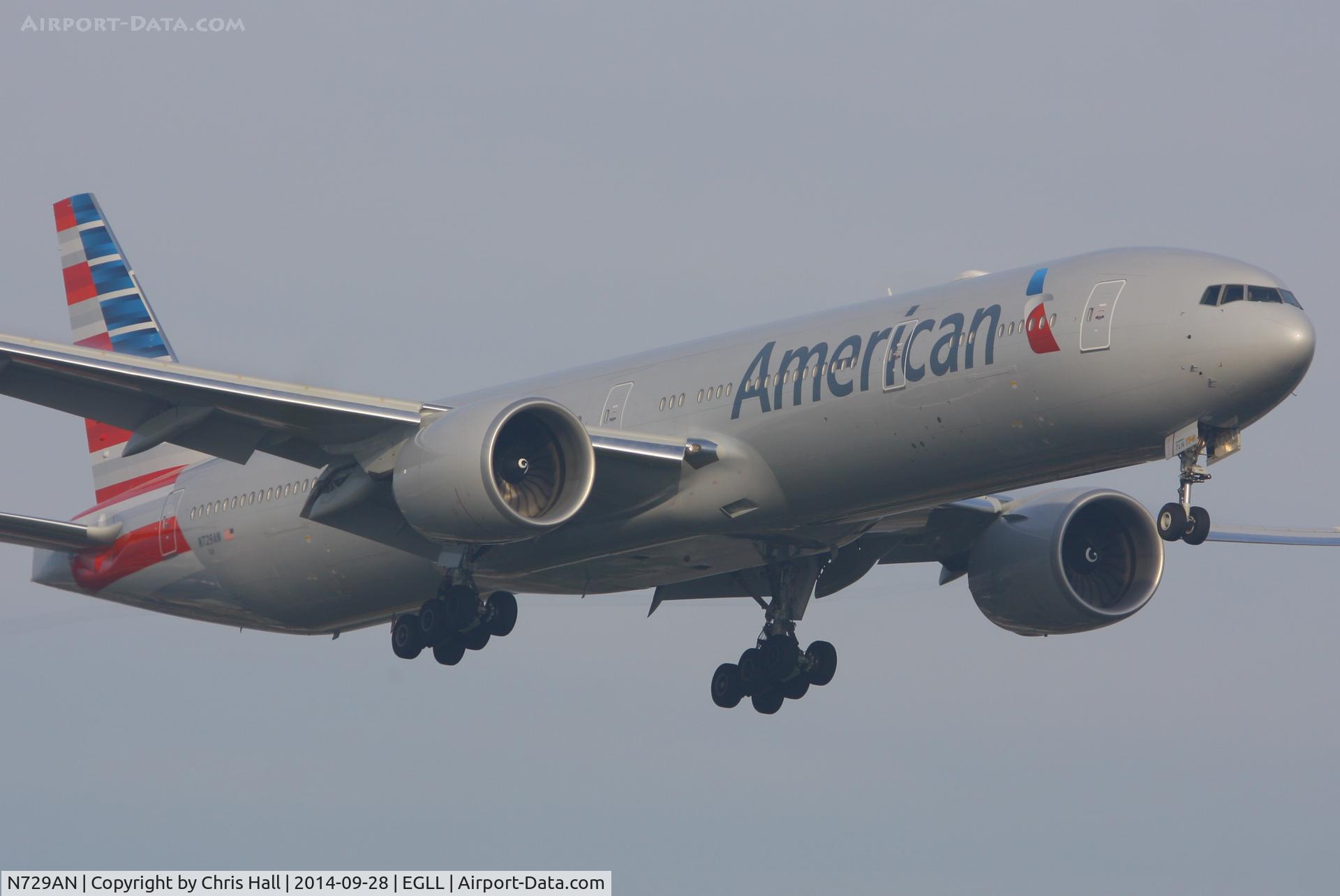 N729AN, 2014 Boeing 777-323/ER C/N 33127, American Airlines
