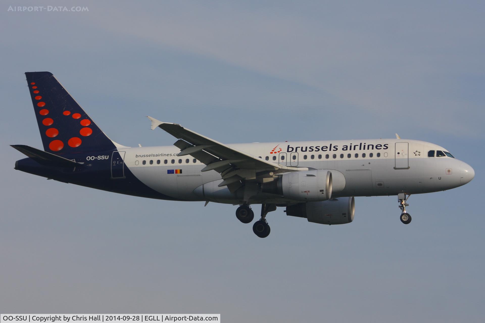 OO-SSU, 2004 Airbus A319-111 C/N 2230, Brussels Airlines