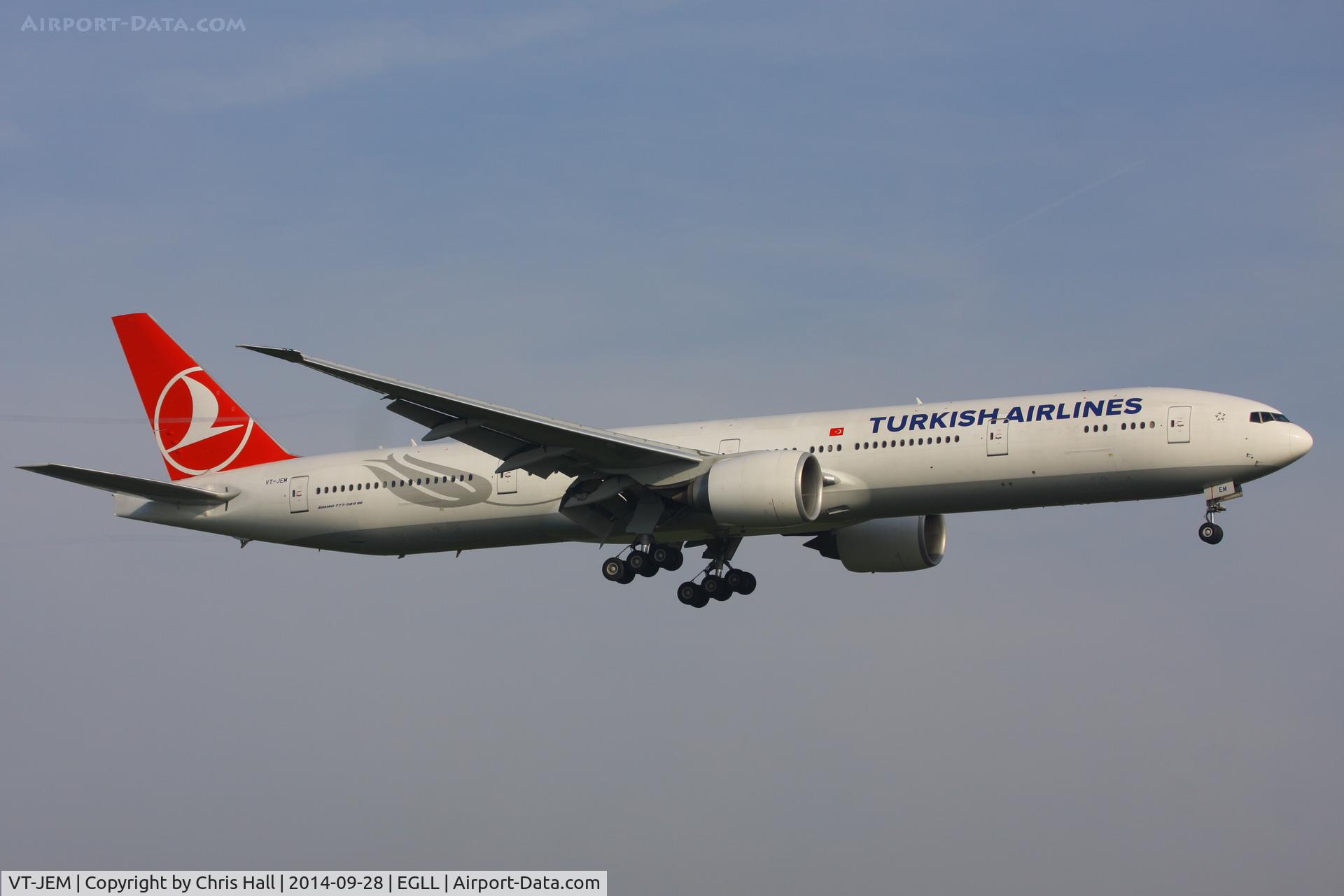 VT-JEM, 2007 Boeing 777-35R/ER C/N 35162, Turkish Airlines