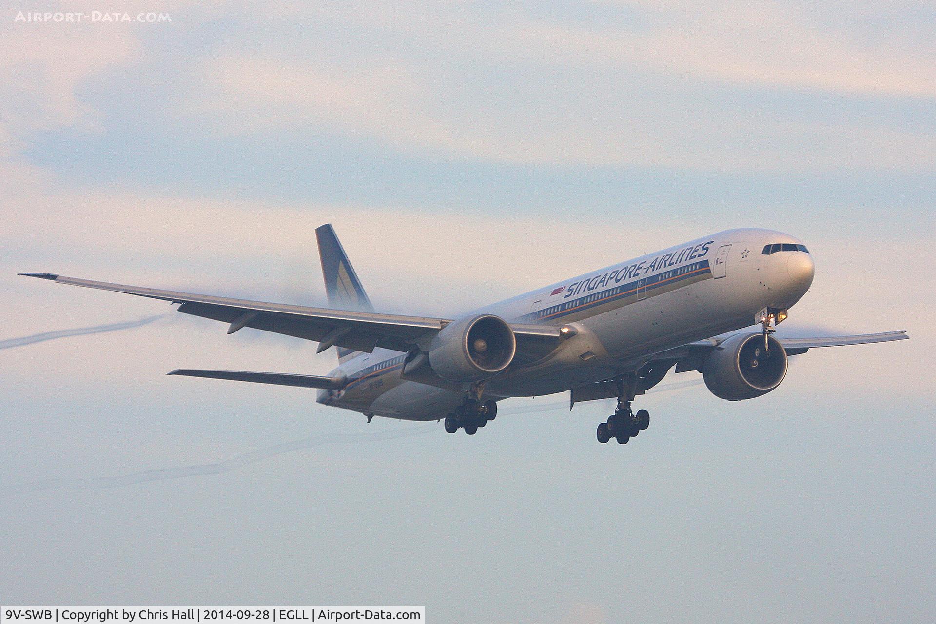 9V-SWB, 2006 Boeing 777-312/ER C/N 33377, Singapore Airlines