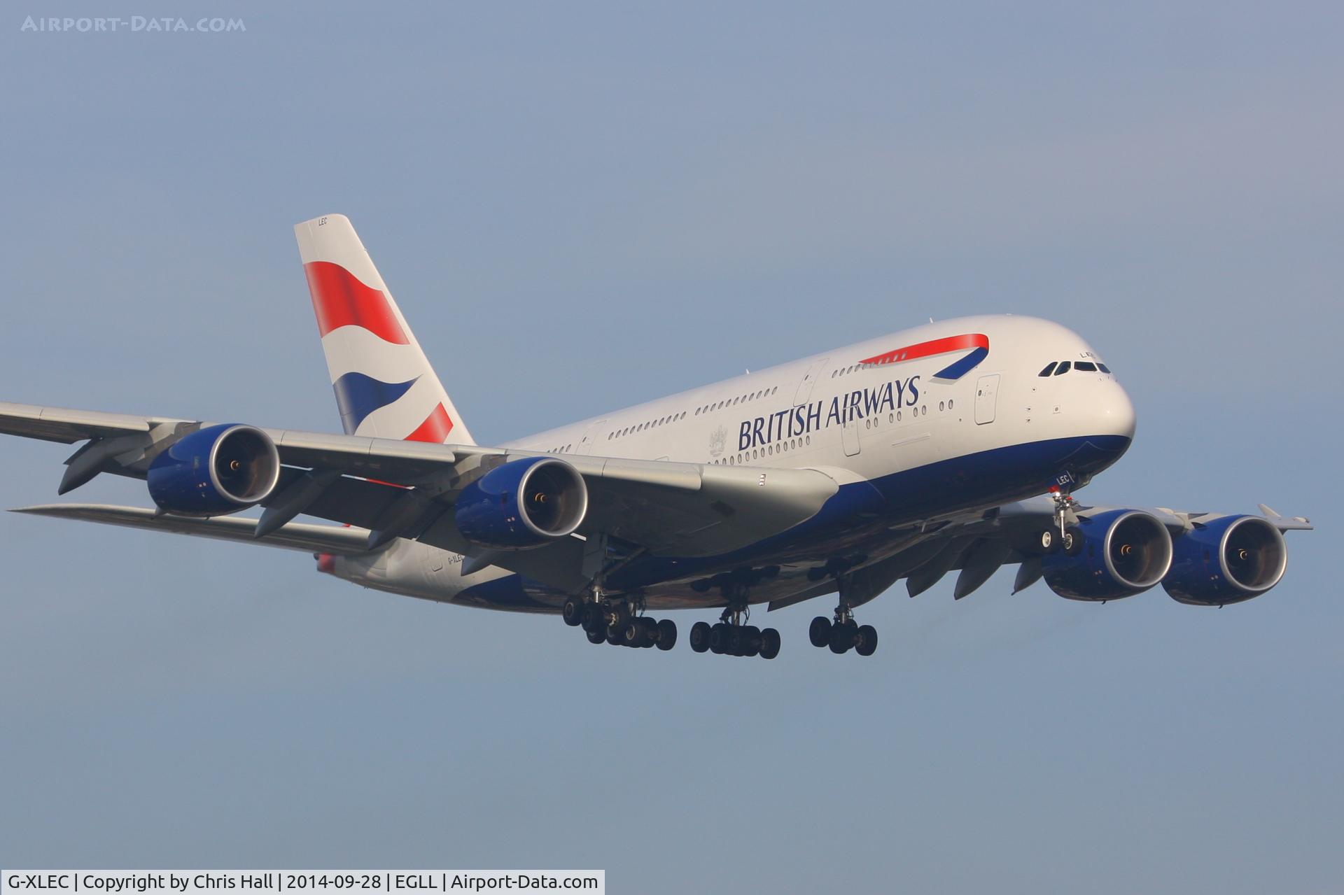 G-XLEC, 2013 Airbus A380-841 C/N 124, British Airways