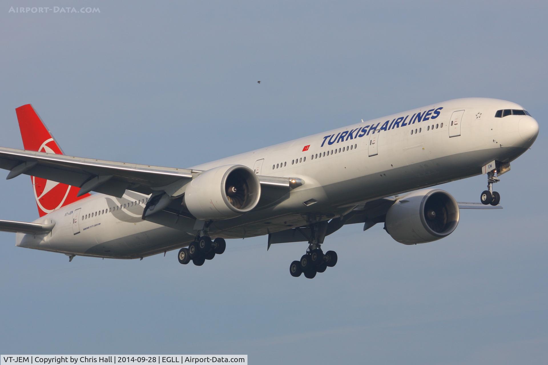 VT-JEM, 2007 Boeing 777-35R/ER C/N 35162, Turkish Airlines