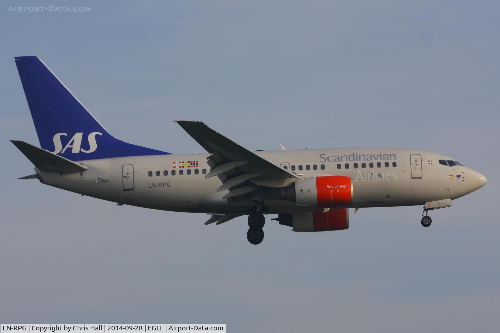 LN-RPG, 1999 Boeing 737-683 C/N 28310, SAS Scandinavian Airlines