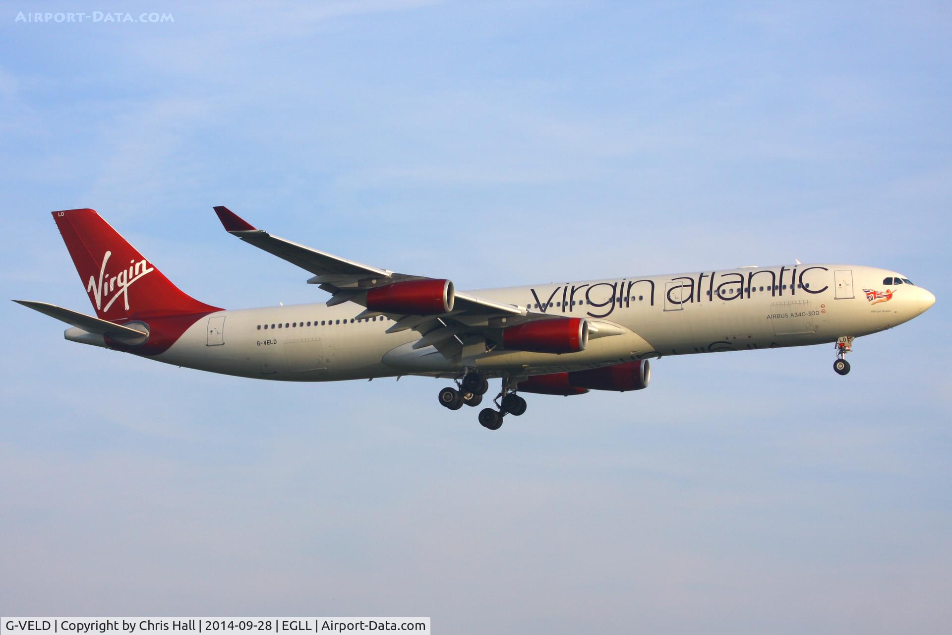 G-VELD, 1998 Airbus A340-313X C/N 214, Virgin Atlantic Airways