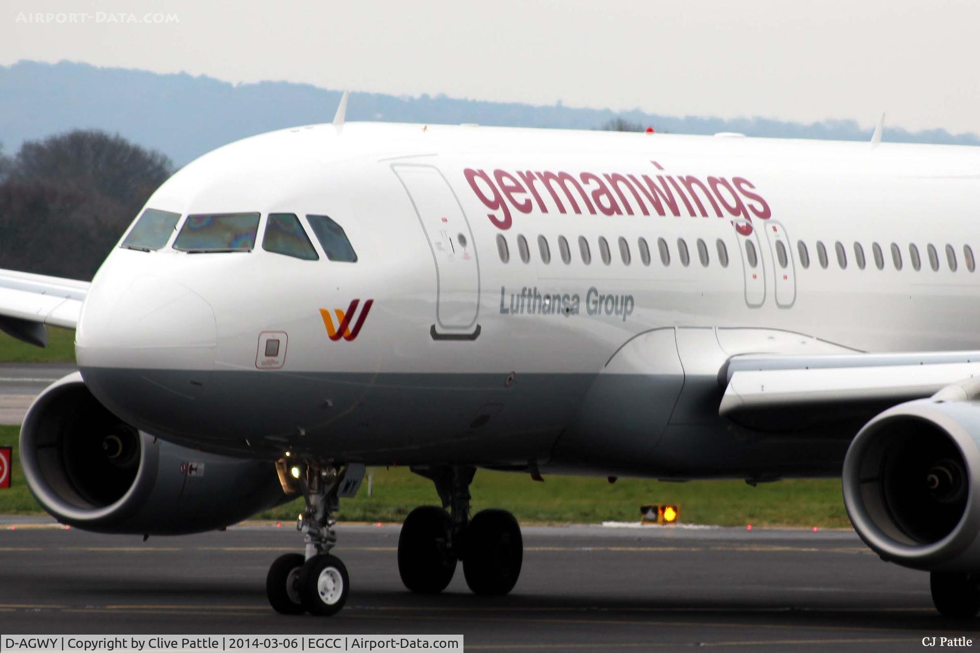 D-AGWY, 2013 Airbus A319-132 C/N 5941, Manchester Close-up