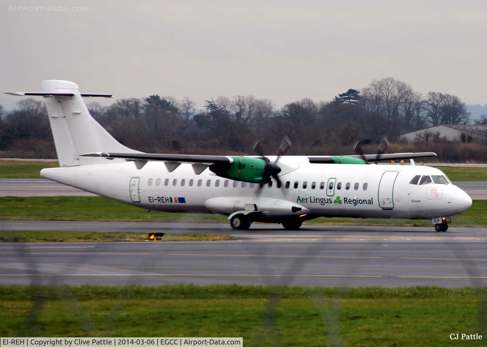 EI-REH, 1991 ATR 72-202 C/N 260, Arrival at Manchester