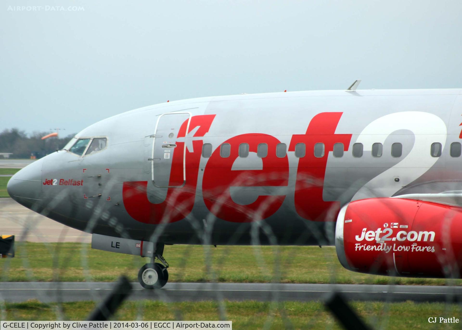 G-CELE, 1988 Boeing 737-33A C/N 24029, Up close and personal at Manchester
