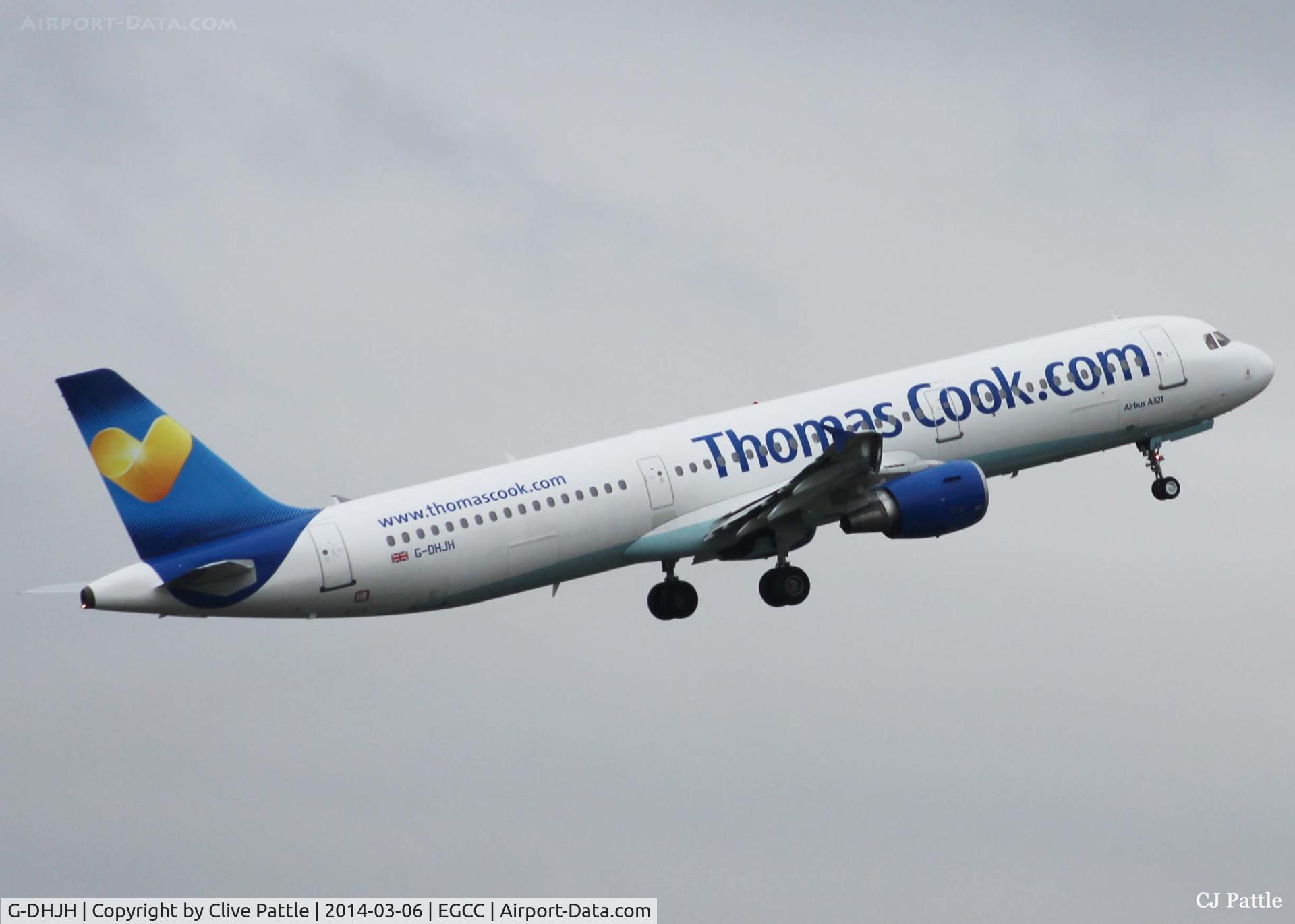 G-DHJH, 2000 Airbus A321-211 C/N 1238, Manchester climb-out