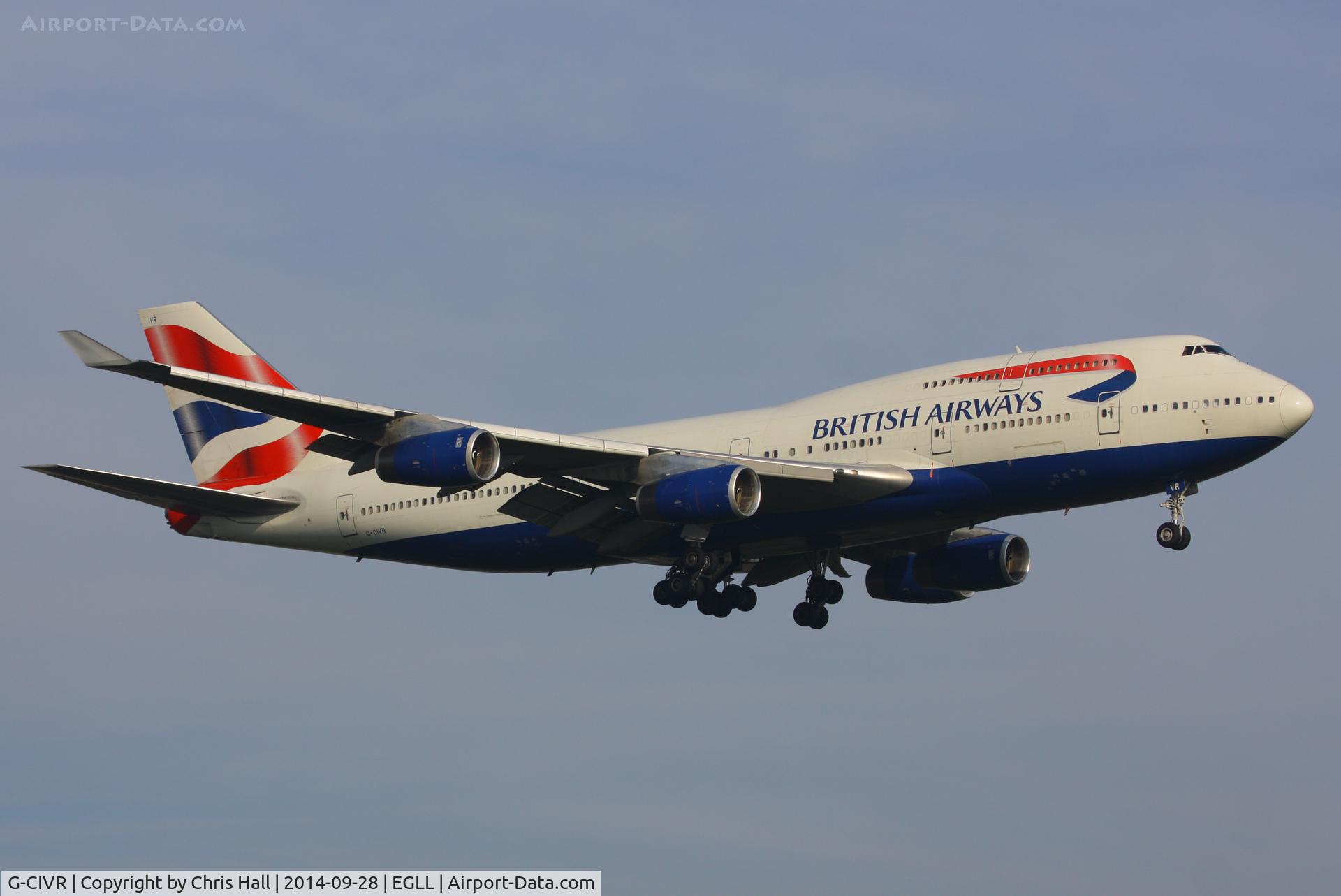 G-CIVR, 1998 Boeing 747-436 C/N 25820, British Airways