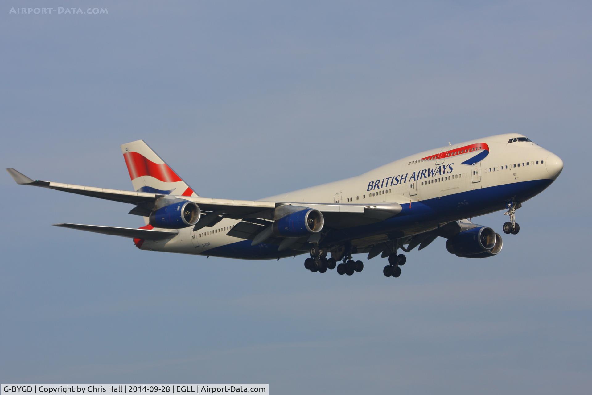 G-BYGD, 1999 Boeing 747-436 C/N 28857, British Airways