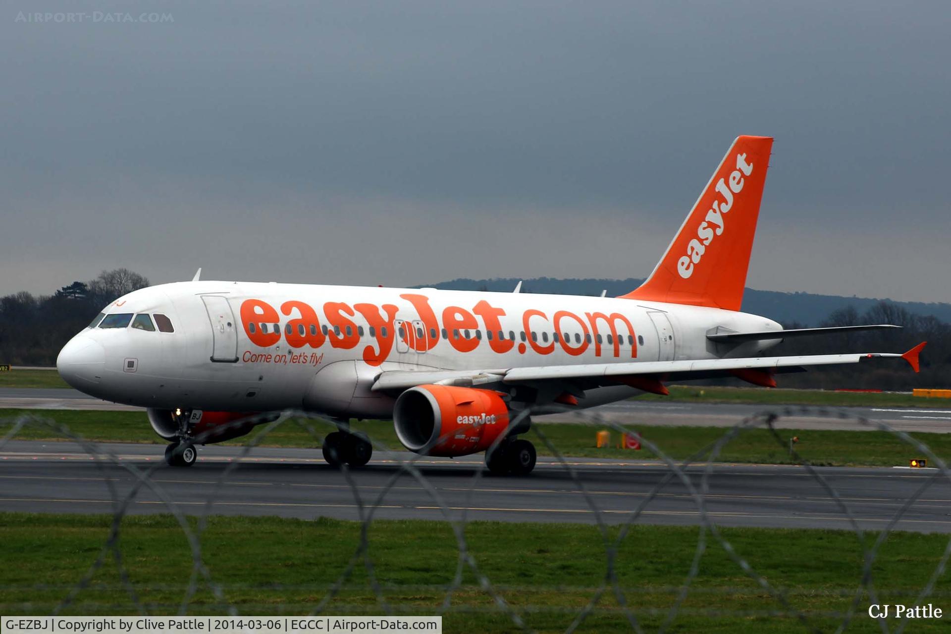 G-EZBJ, 2007 Airbus A319-111 C/N 3036, Close up at Manchester