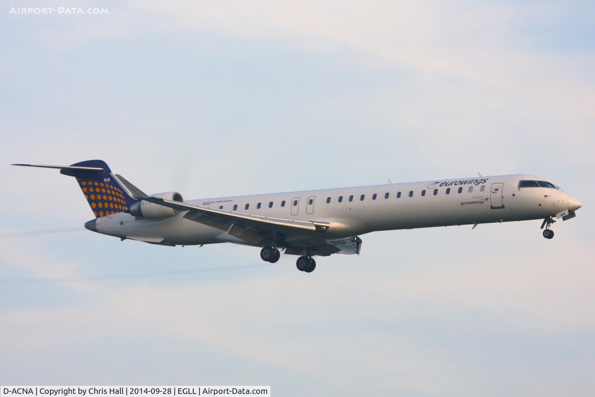 D-ACNA, 2009 Bombardier CRJ-900 NG (CL-600-2D24) C/N 15229, Eurowings