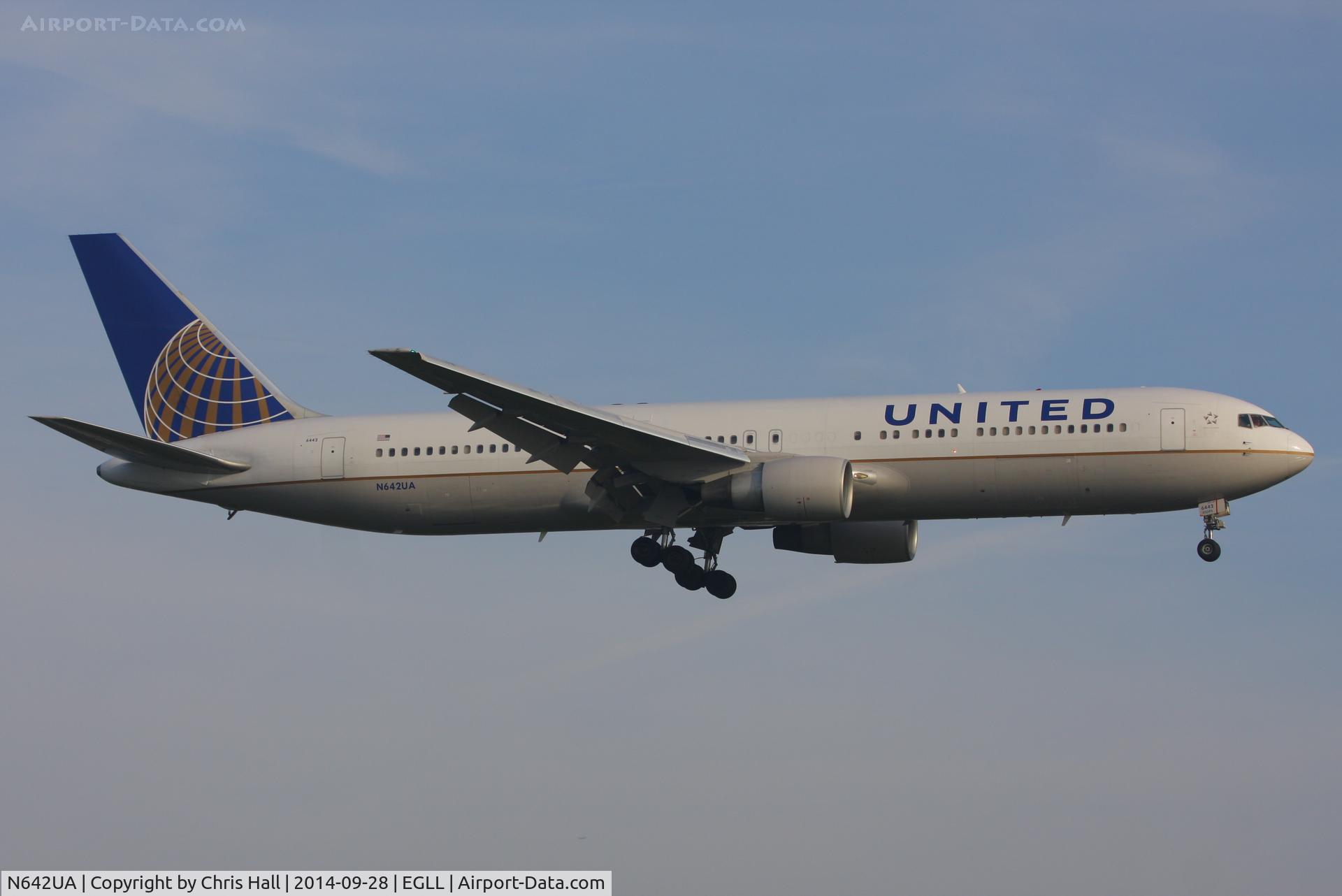 N642UA, 1991 Boeing 767-322 C/N 25092, United