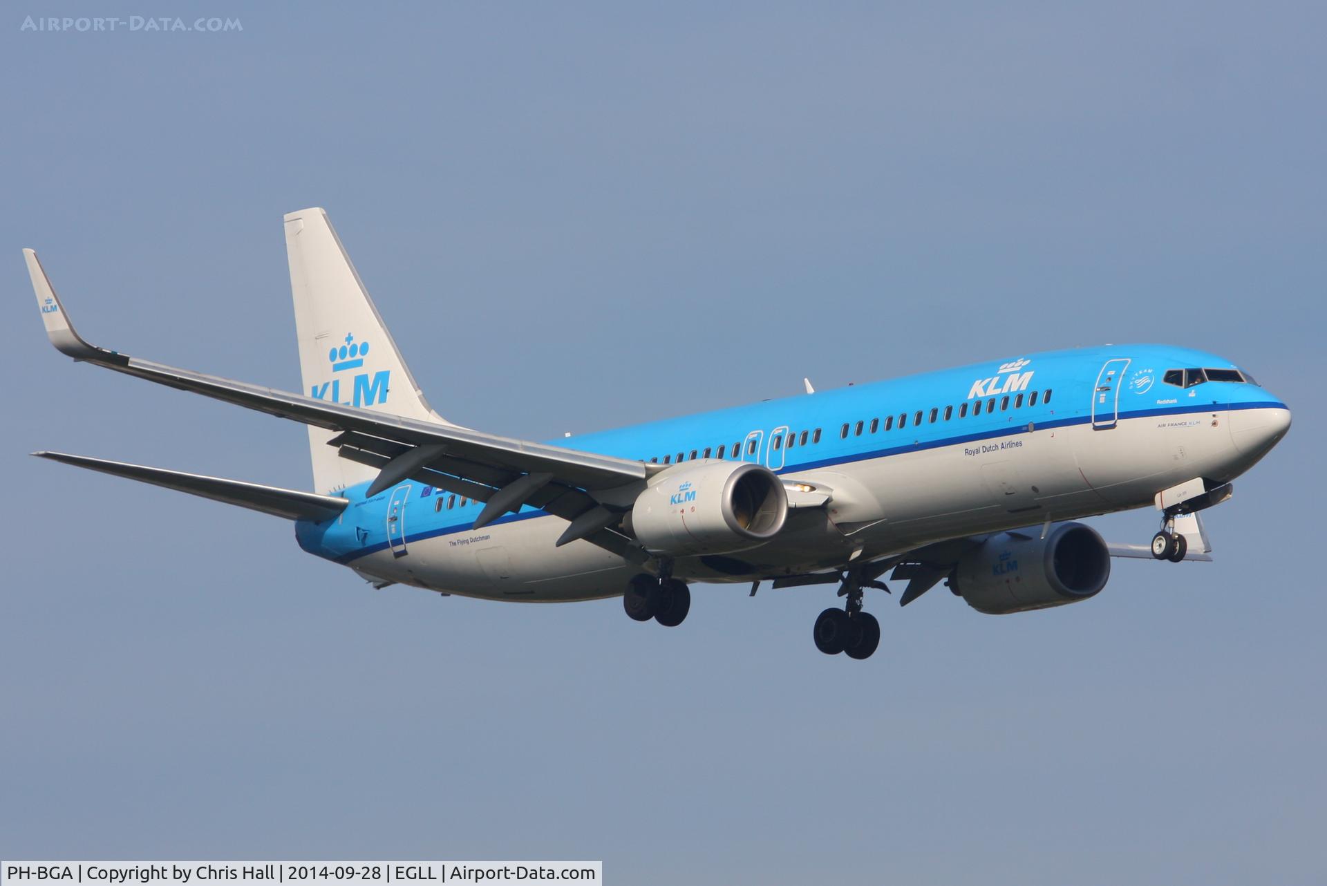 PH-BGA, 2008 Boeing 737-8K2 C/N 37593, KLM Royal Dutch Airlines