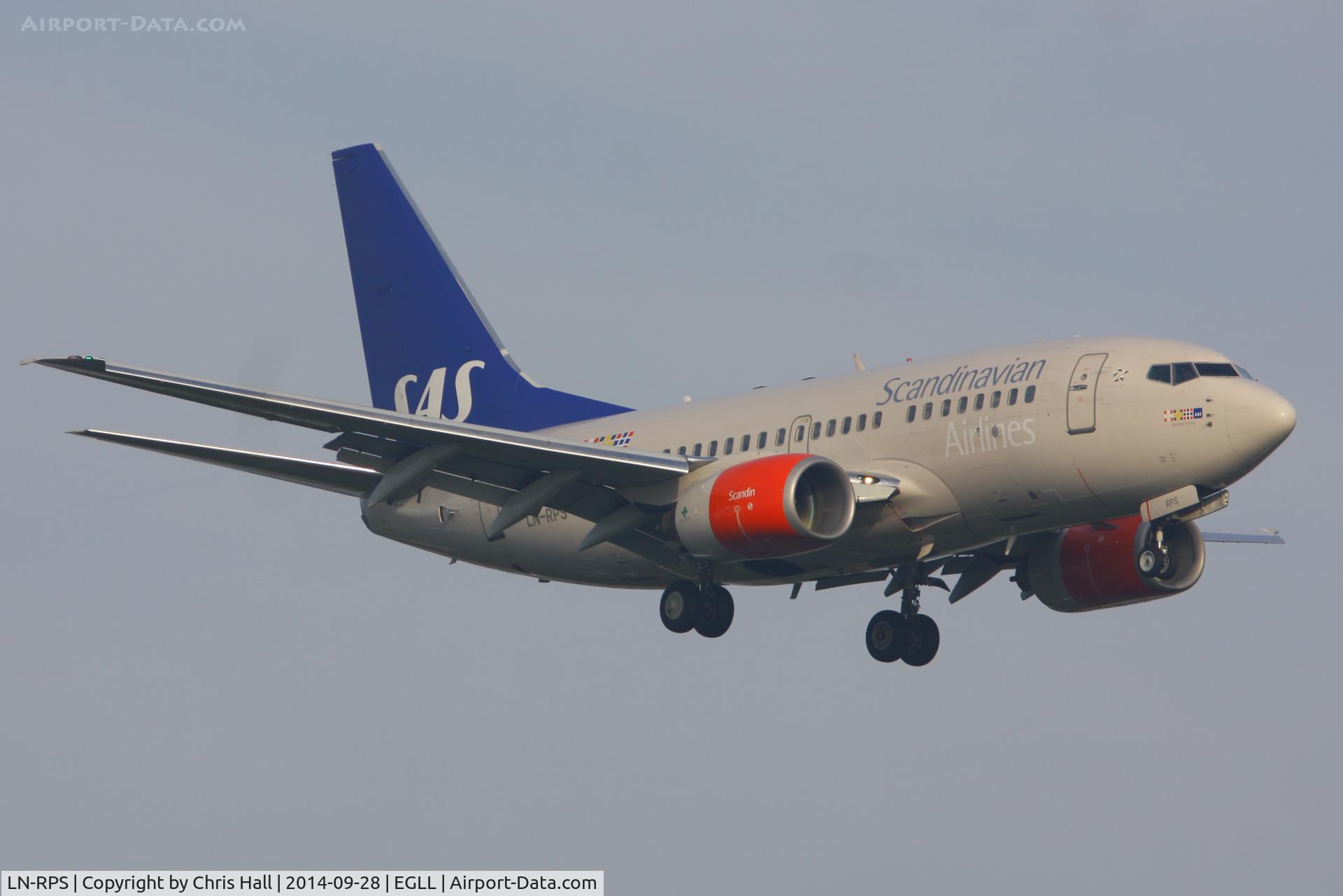 LN-RPS, 1998 Boeing 737-683 C/N 28298, SAS Scandinavian Airlines
