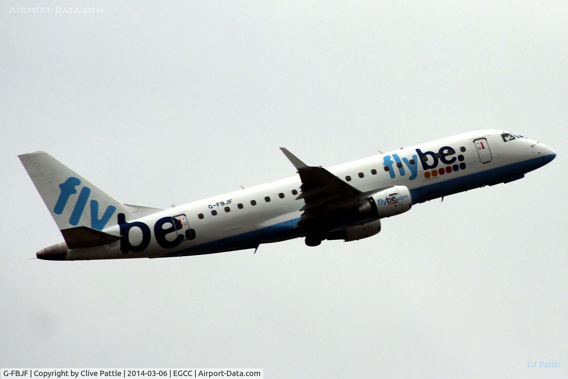 G-FBJF, 2012 Embraer 175STD (ERJ-170-200) C/N 17000341, Manchester departure