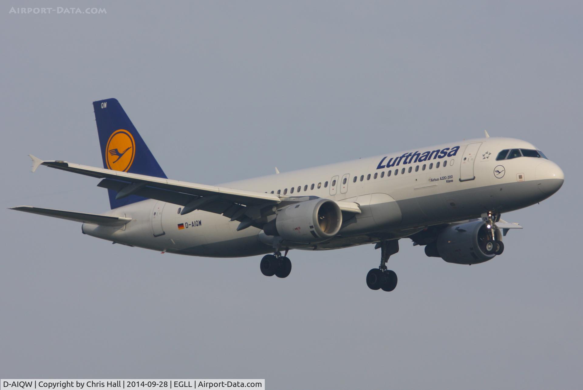 D-AIQW, 2000 Airbus A320-211 C/N 1367, Lufthansa