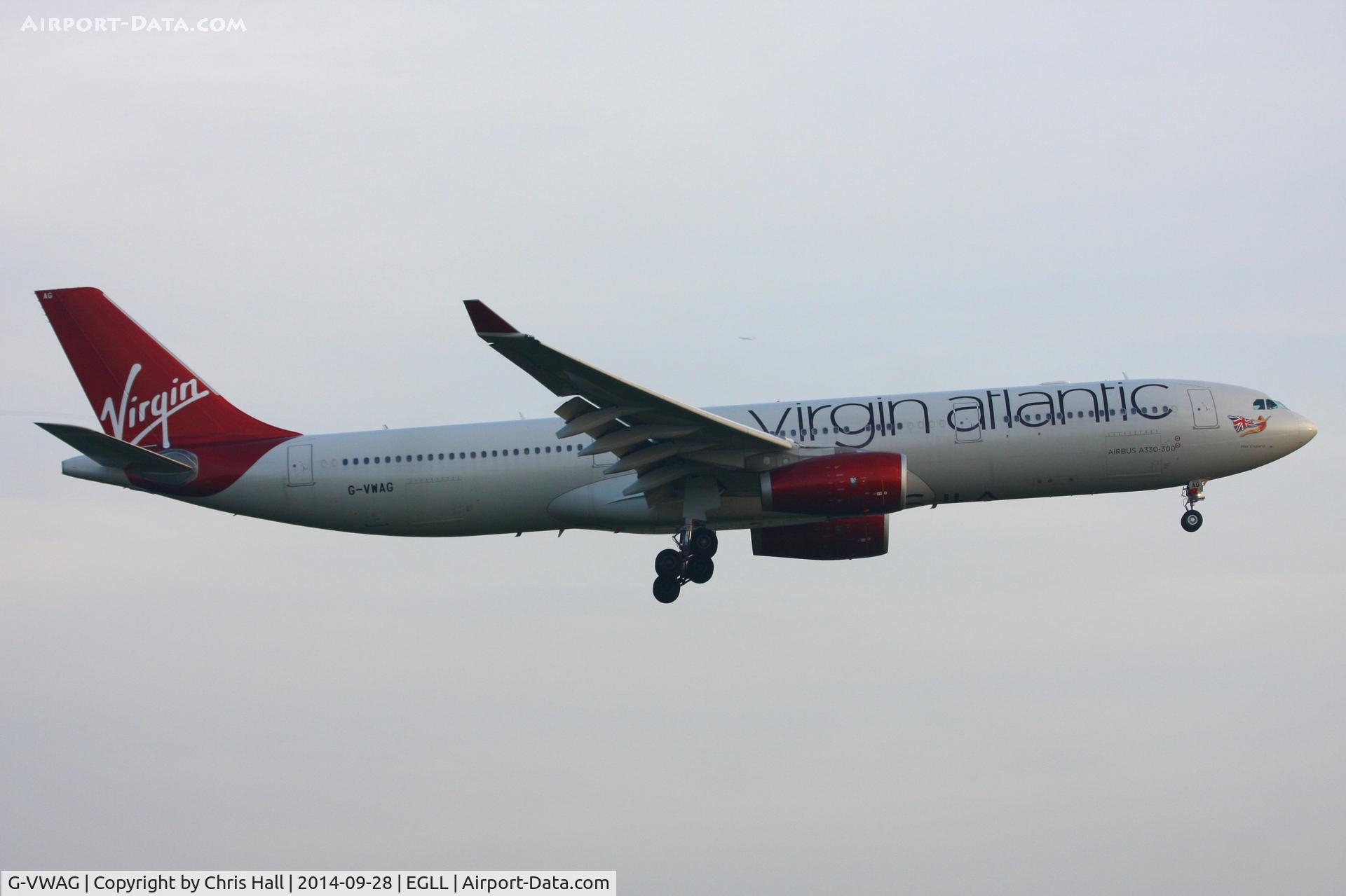 G-VWAG, 2012 Airbus A330-343X C/N 1341, Virgin Atlantic