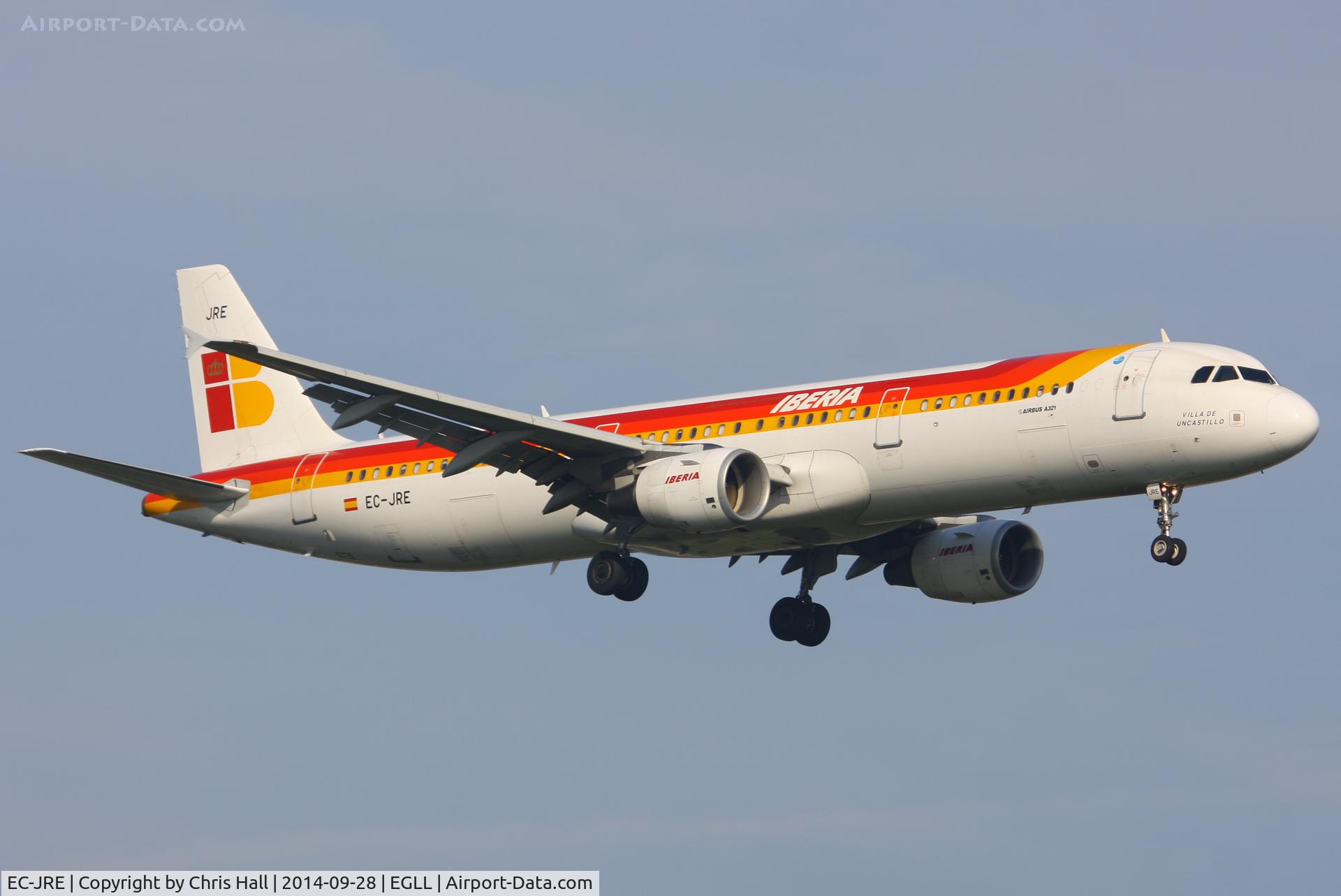 EC-JRE, 2006 Airbus A321-211 C/N 2756, Iberia