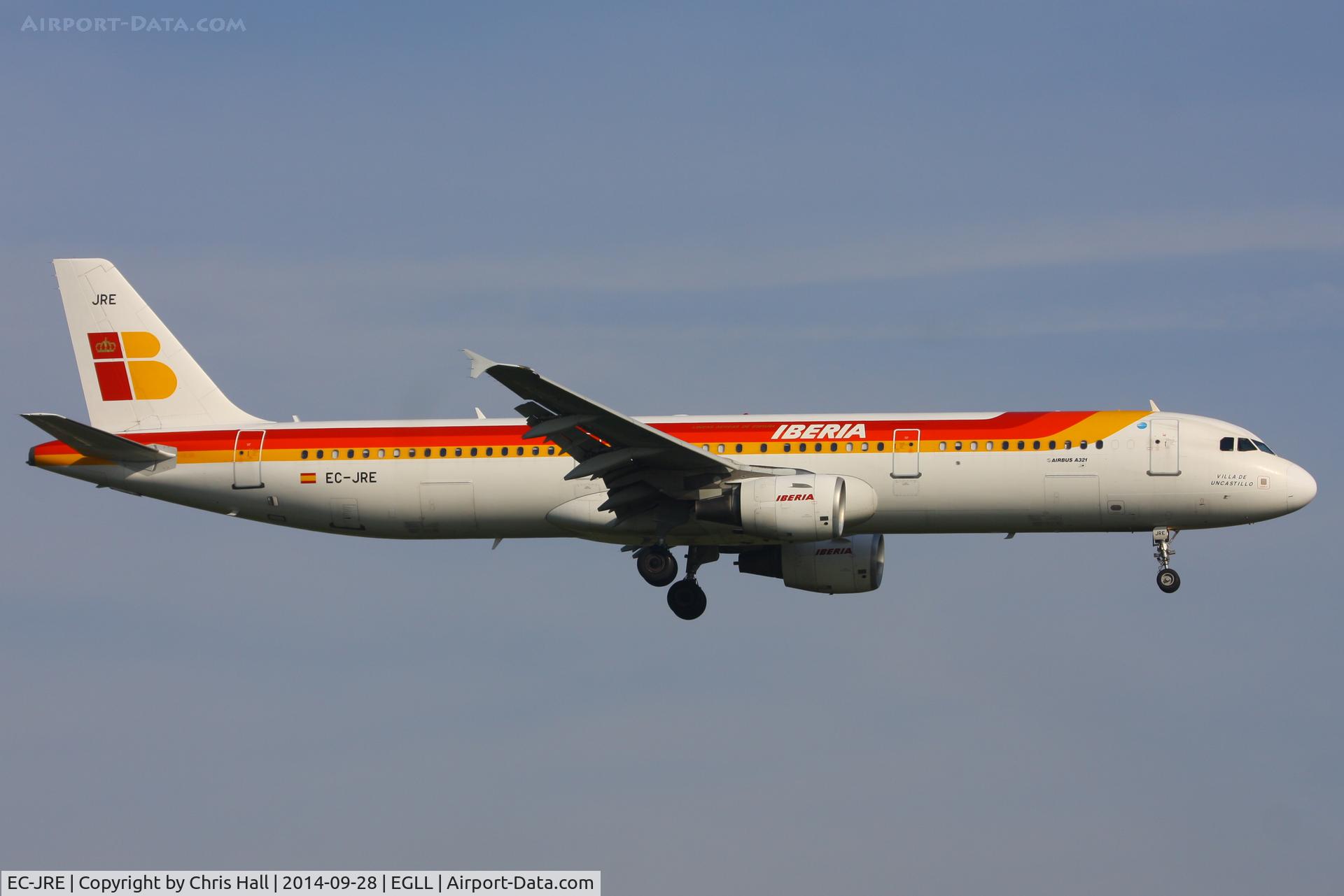 EC-JRE, 2006 Airbus A321-211 C/N 2756, Iberia