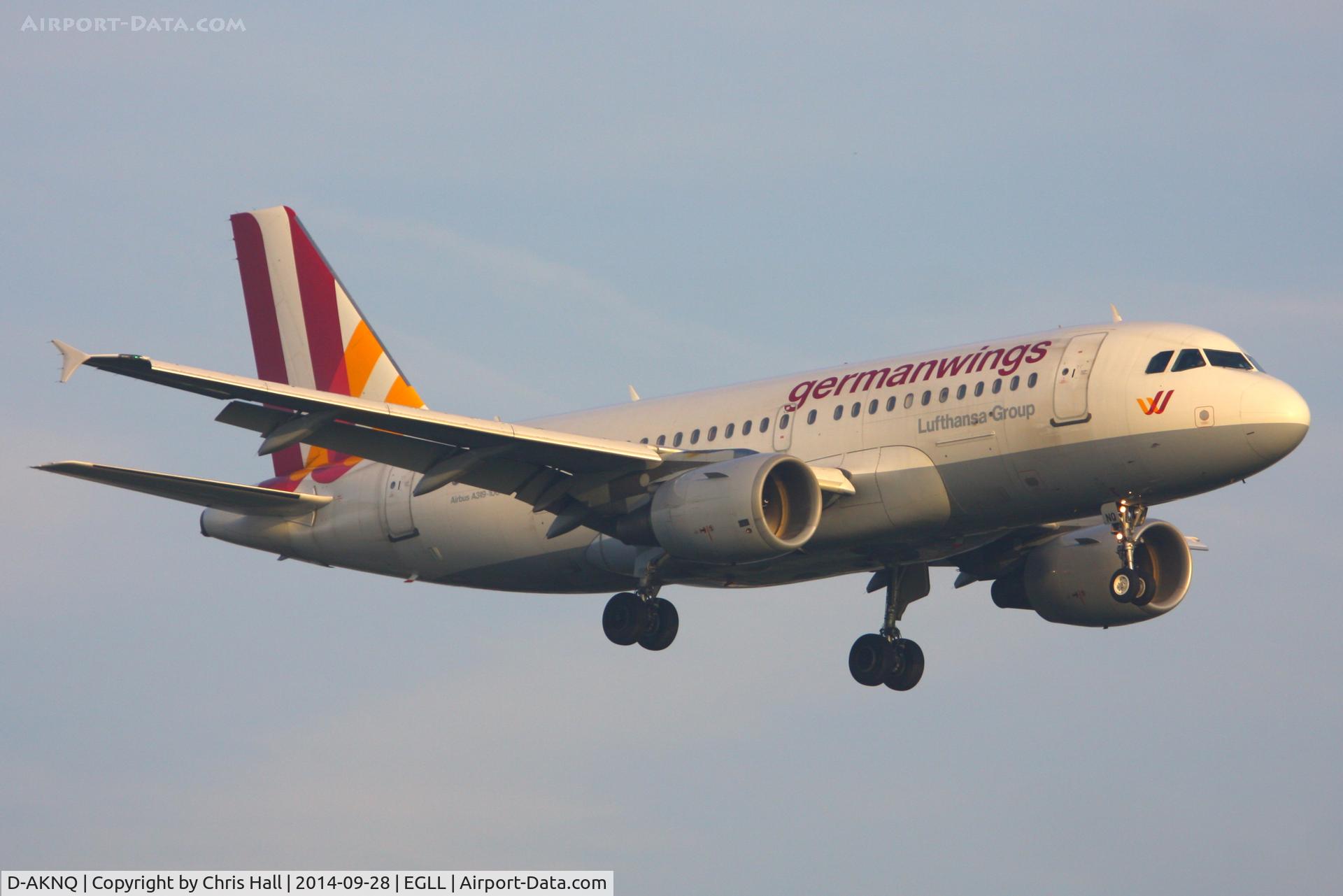 D-AKNQ, 2000 Airbus A319-112 C/N 1170, Germanwings