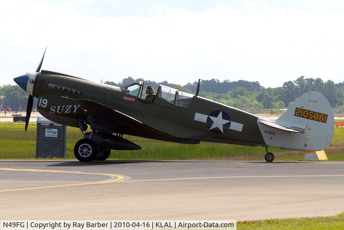 N49FG, 1943 Curtiss P-40N Warhawk C/N 29623, Curtiss P-40N Warhawk [29623] Lakeland-Linder~N 16/04/2010