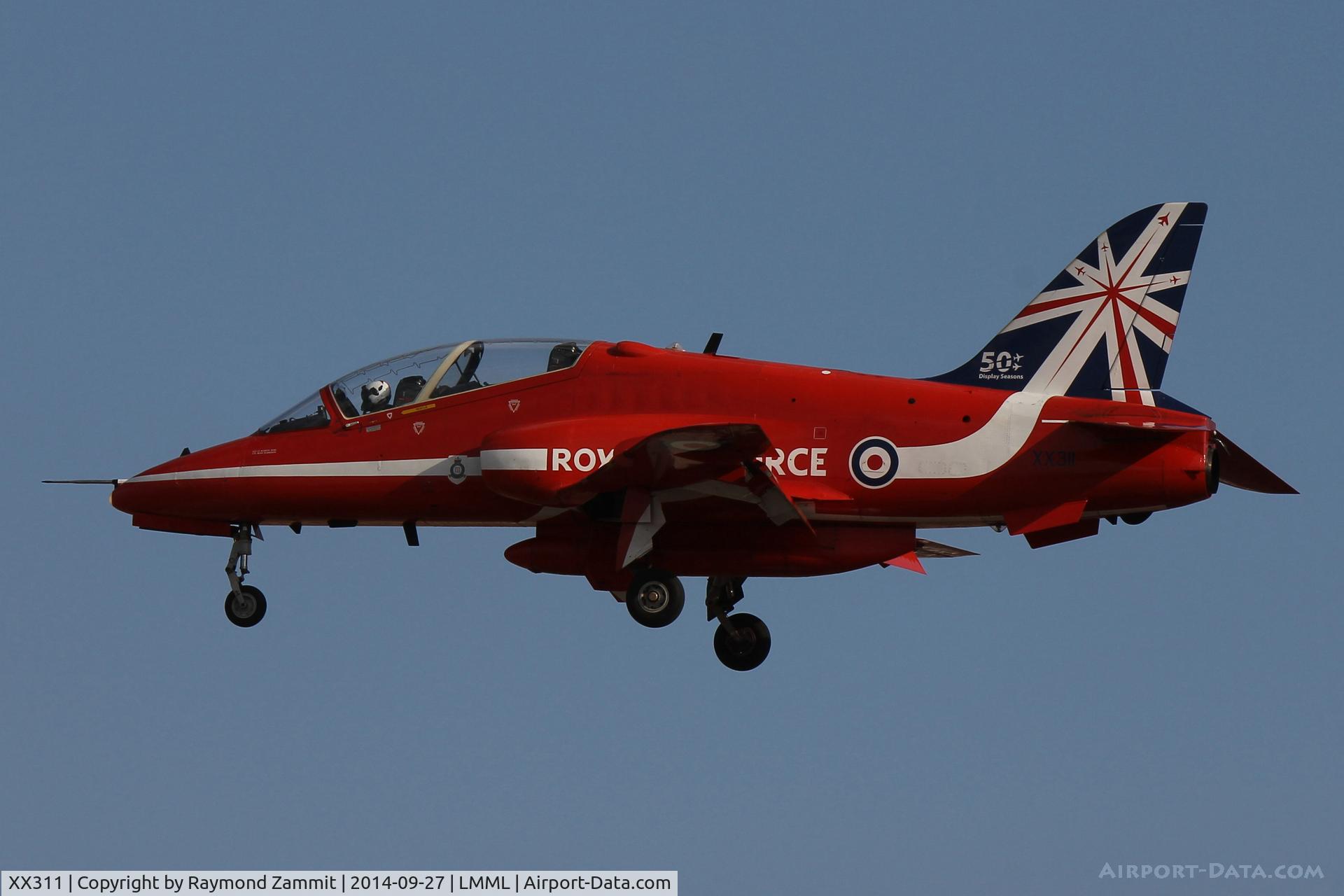 XX311, 1980 Hawker Siddeley Hawk T.1 C/N 147/312136, HS Hawk T1 XX311 Red Arrows RAF