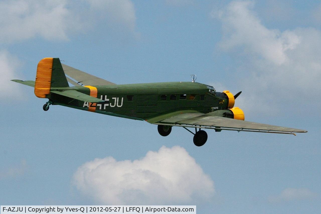 F-AZJU, 1952 Junkers (CASA) 352L (Ju-52) C/N 103, Junkers JU52-3M, La Ferte-Alais Airfield (LFFQ) Air show 2012