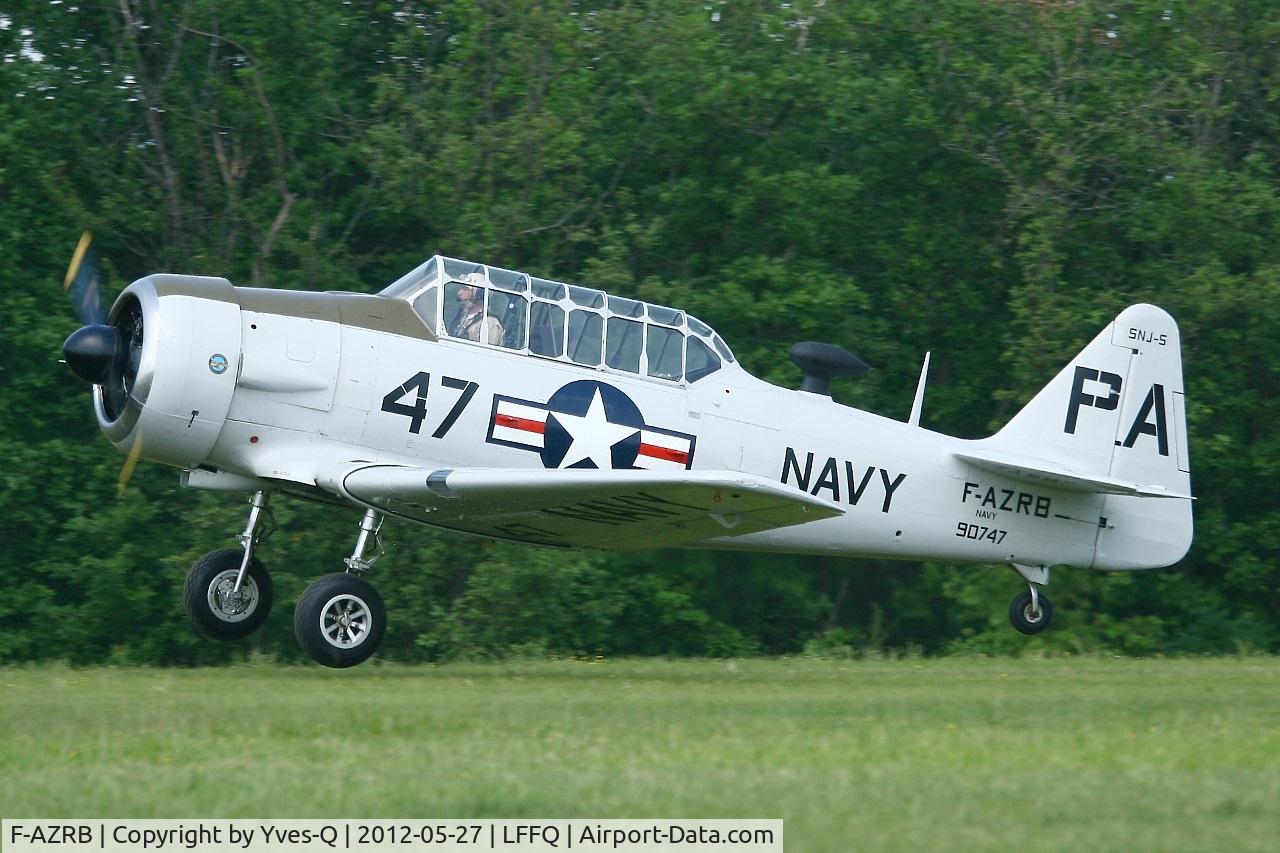 F-AZRB, North American SNJ-5 Texan Texan C/N 88-17955, North American SNJ-5 Texan, La Ferté-Alais Airfield (LFFQ) Air show 2012